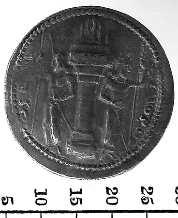 Náhledový obrázek předmětu Sasánovská mince, Drachma, Shábuhr I (241-72 n.l.)