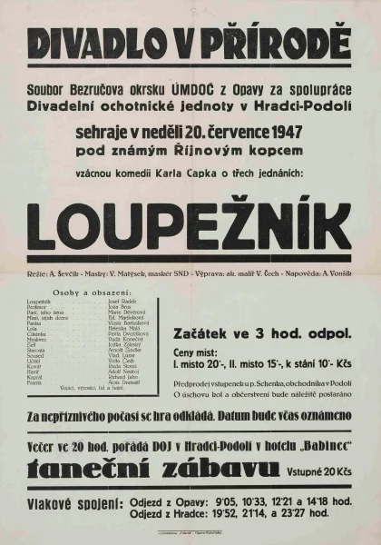 Náhledový obrázek předmětu Divadelní plakát