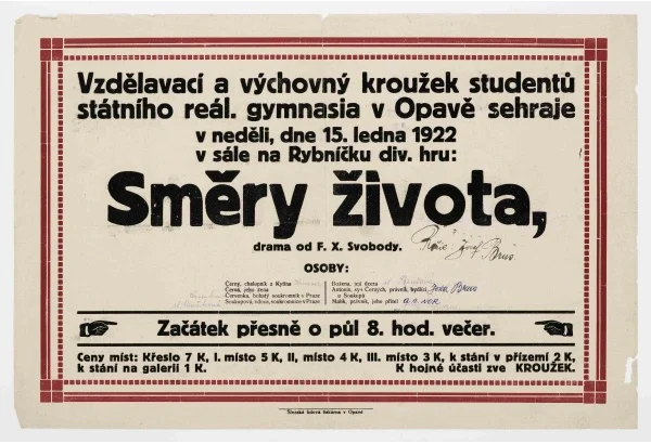 Náhledový obrázek předmětu Divadelní plakát