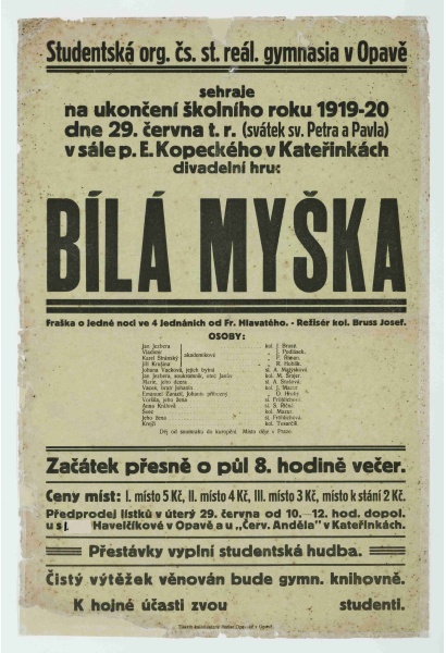 Náhledový obrázek Divadelní plakát - 1
