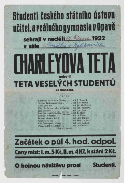 Náhledový obrázek Divadelní plakát - 1