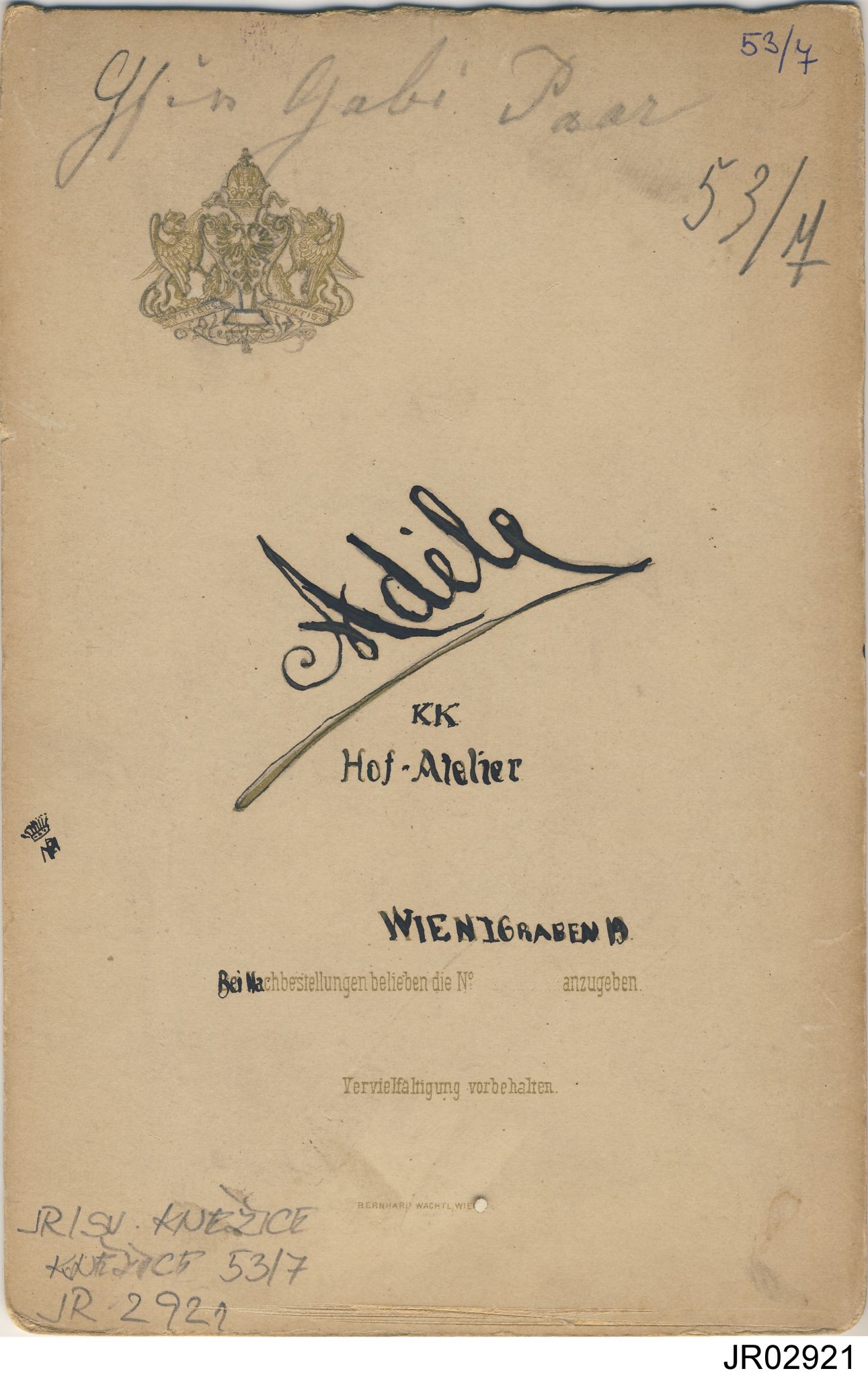 Náhledový obrázek Fotografie, portrét Gabriele von Piatti - 2