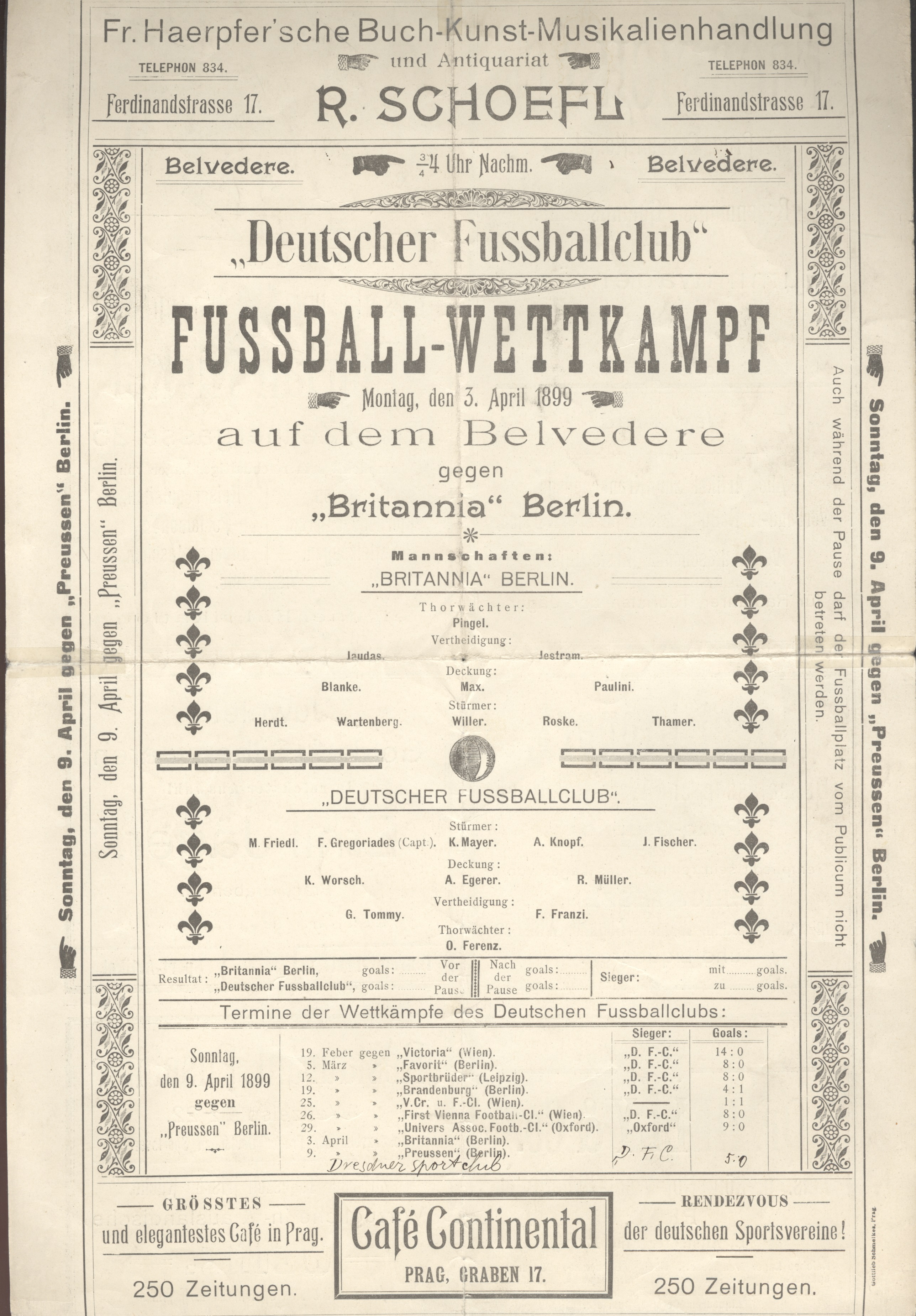 Náhledový obrázek Fussball Wettkampf, program - 1