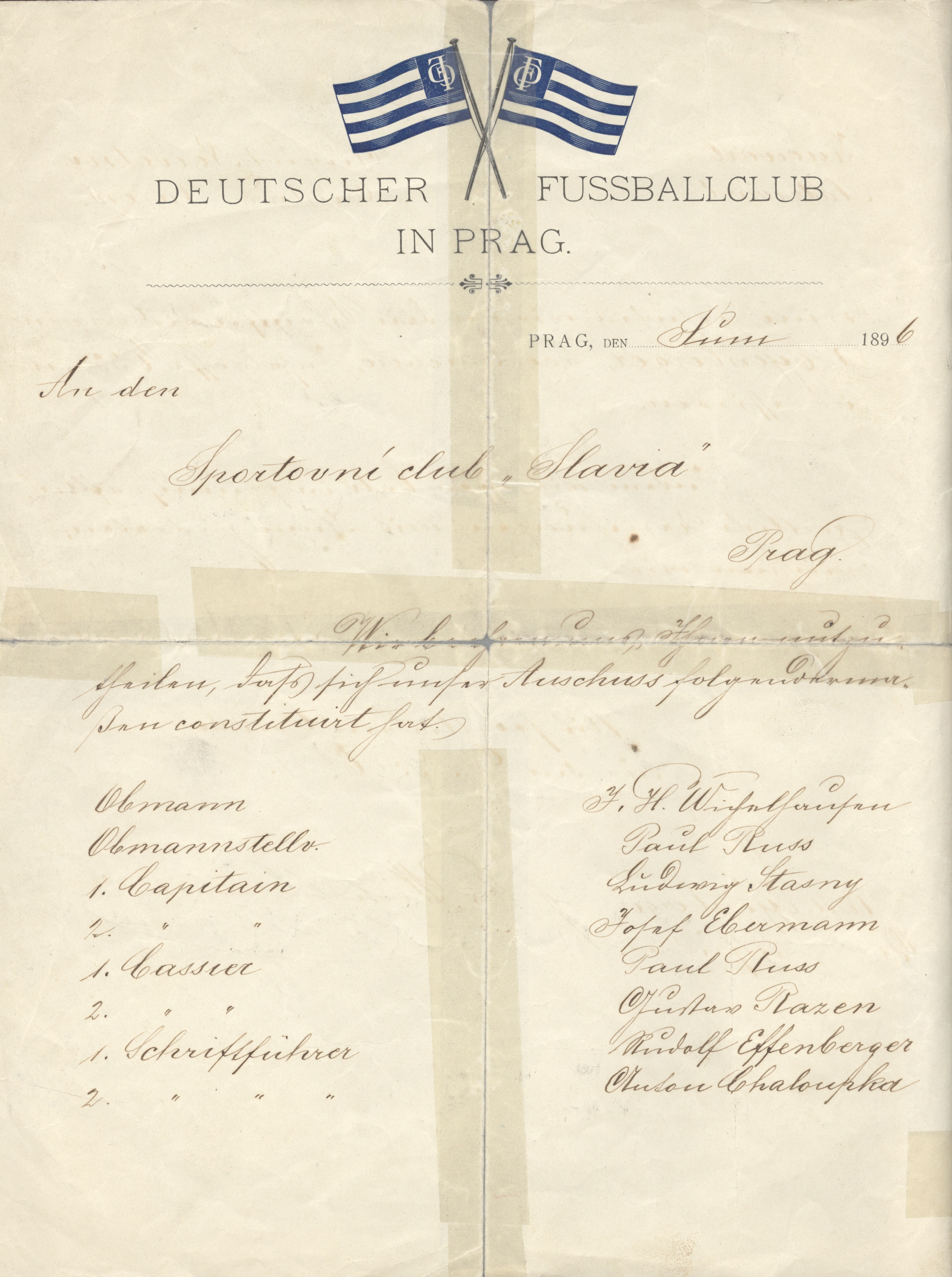 Náhledový obrázek Deutscher Fussballclub in Prag - 1
