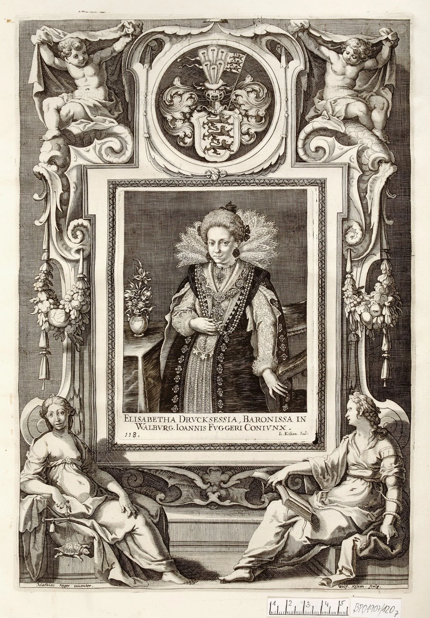 Náhledový obrázek předmětu Portrét baronky Elisabeth Truchsessin von Waldburg