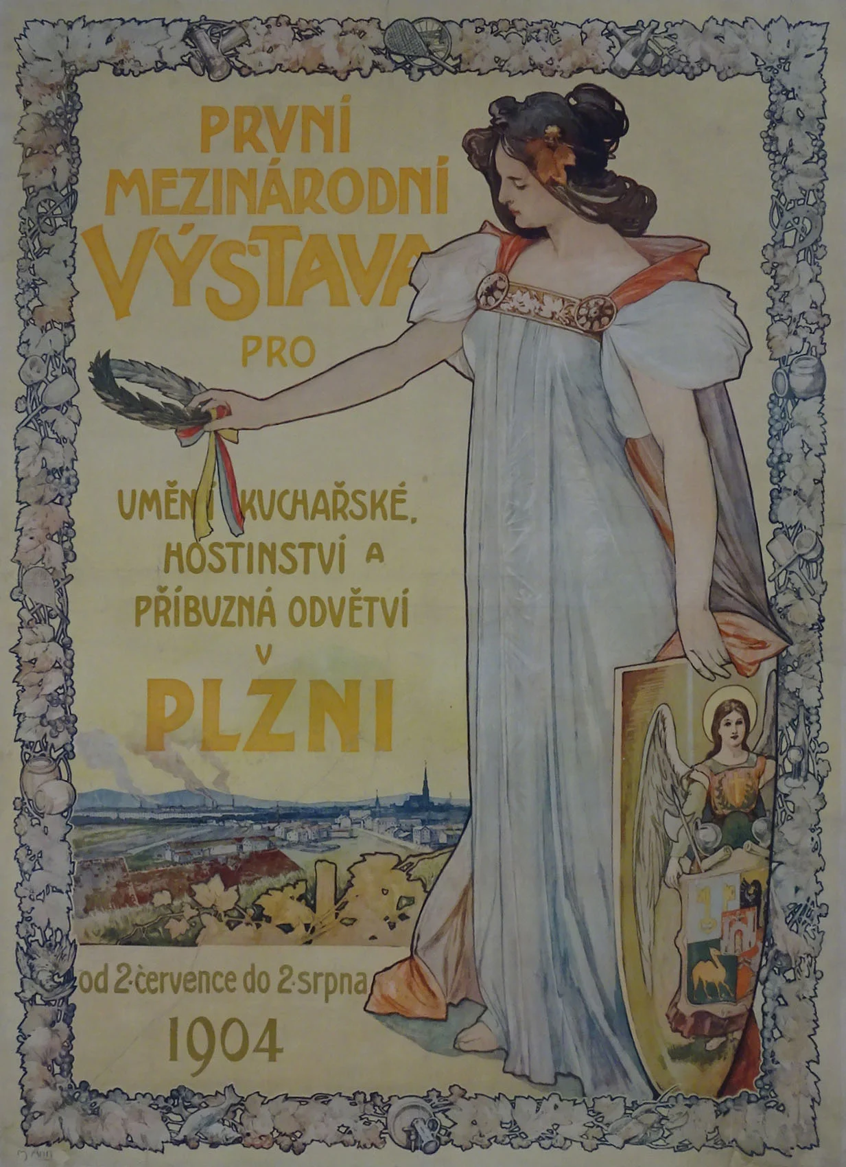 Náhledový obrázek předmětu První mezinárodní výstava pro umění kuchařské, hostinství a příbuzná odvětví v Plzni v roce 1904