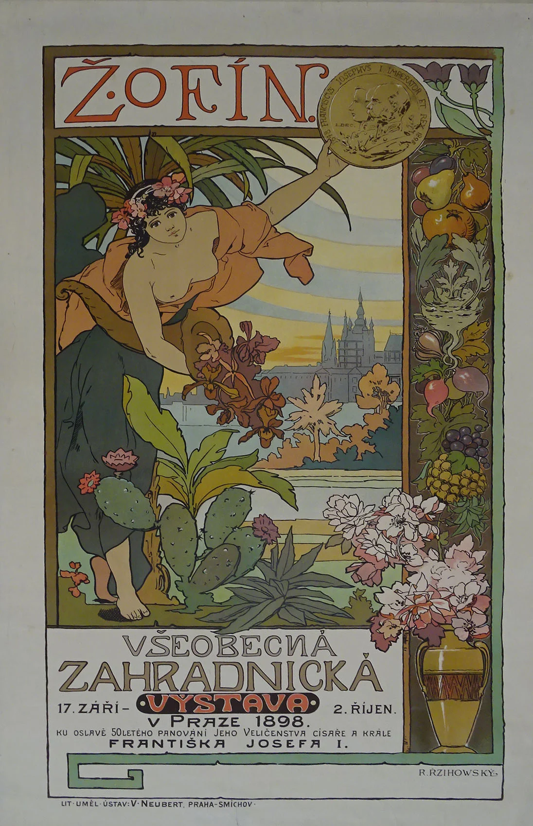Náhledový obrázek předmětu Všeobecná zahradnická výstava na Žofíně v roce 1898