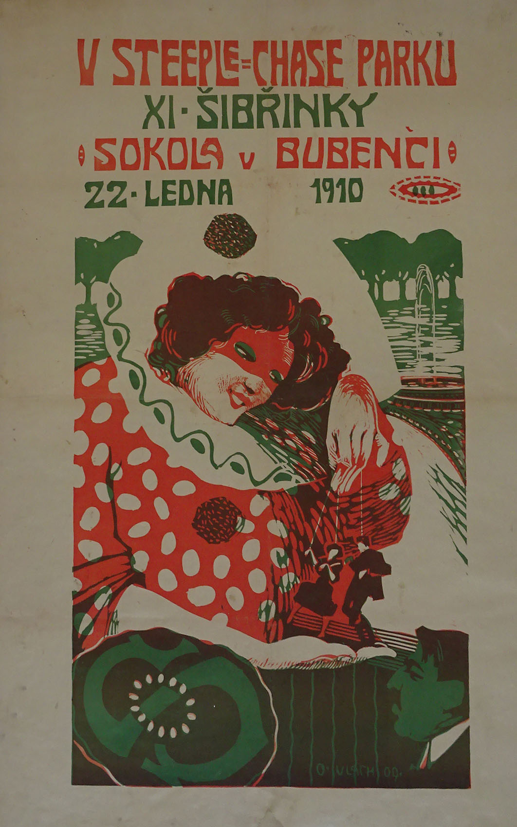 Náhledový obrázek XI. šibřinky Sokola v Bubenči v roce 1910 - 1