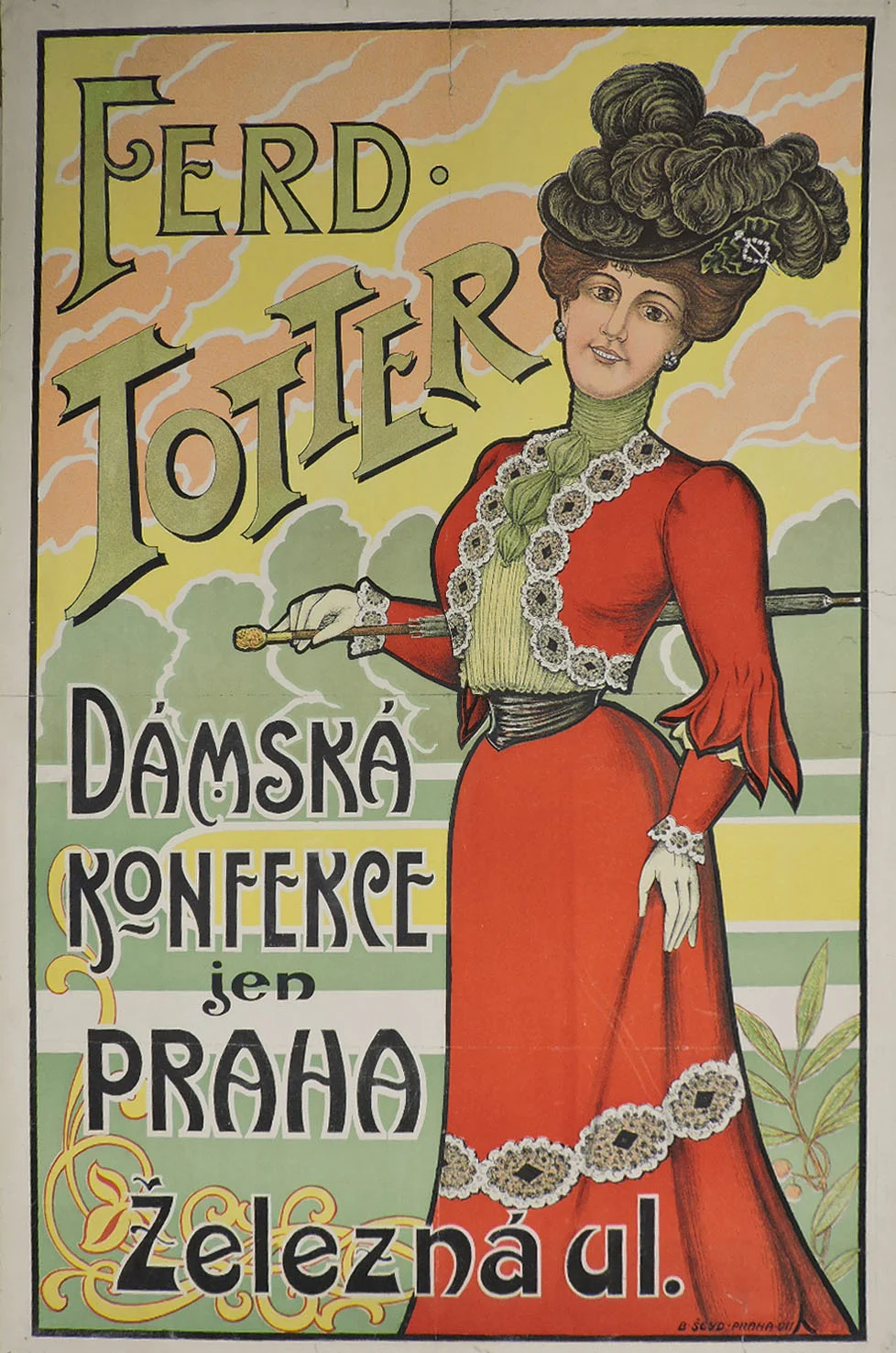 Náhledový obrázek předmětu Ferdinand Totter, Dámská konfekce v Praze