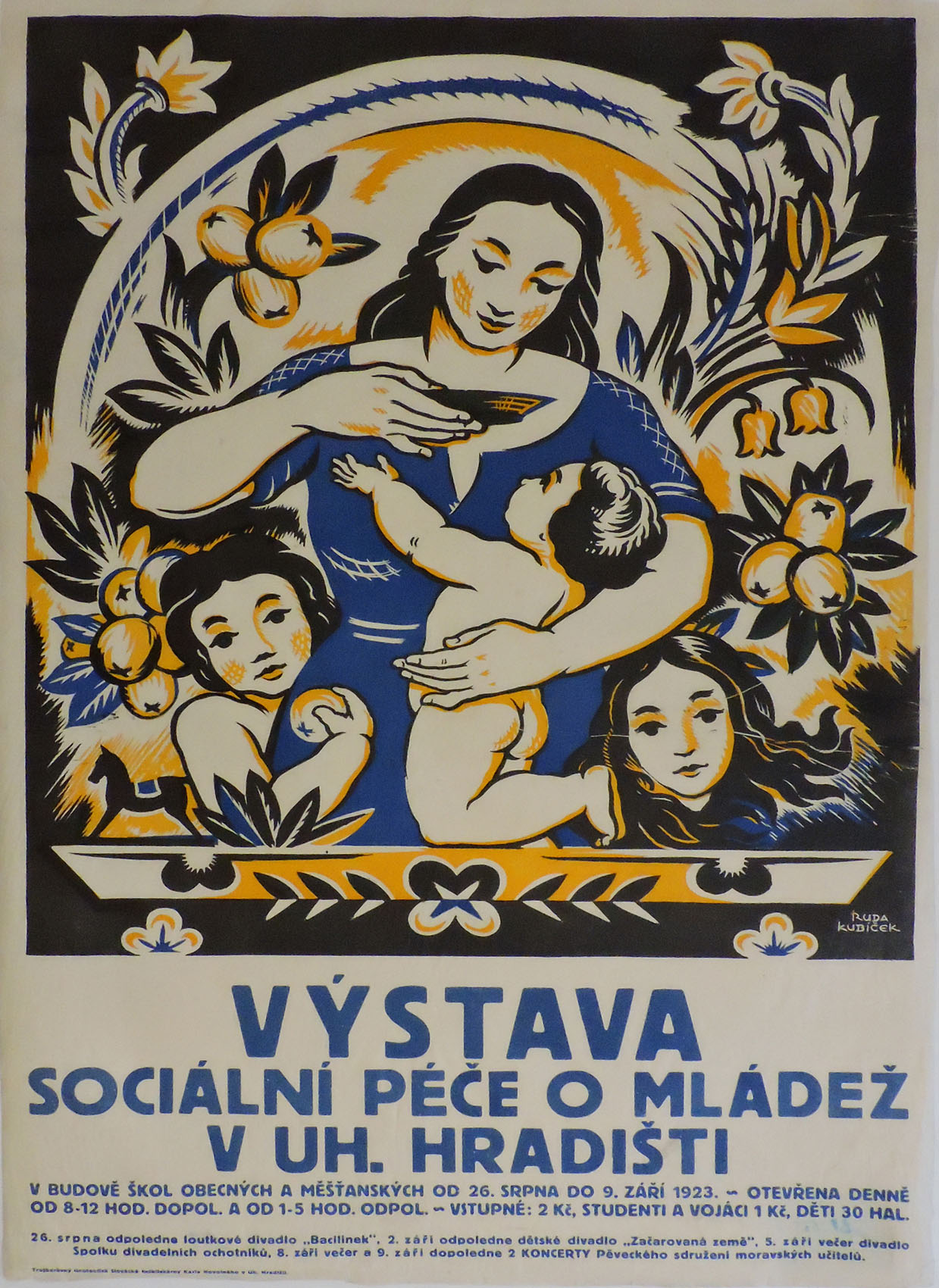 Náhledový obrázek Výstava sociální péče o mládež v Uherském Hradišti v roce 1923 - 1