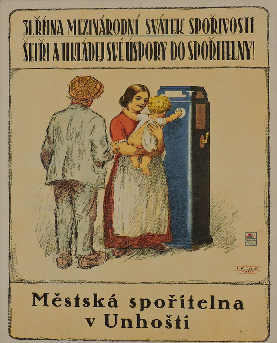 Náhledový obrázek Městská spořítelna v Unhošti - mezinárodní svátek spořivosti - 1