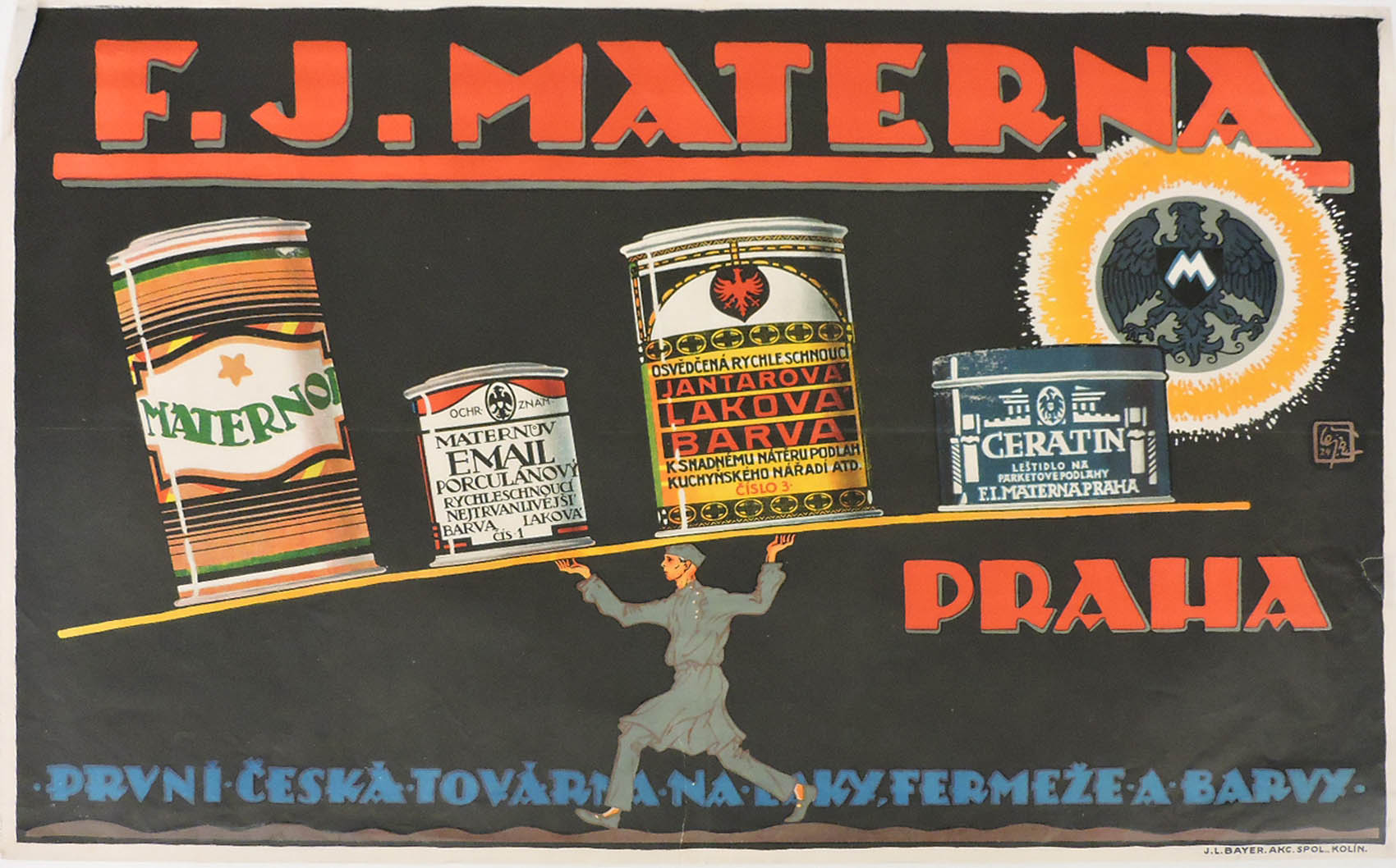 Náhledový obrázek F. J. Materna Praha, továrna na laky a barvy - 1