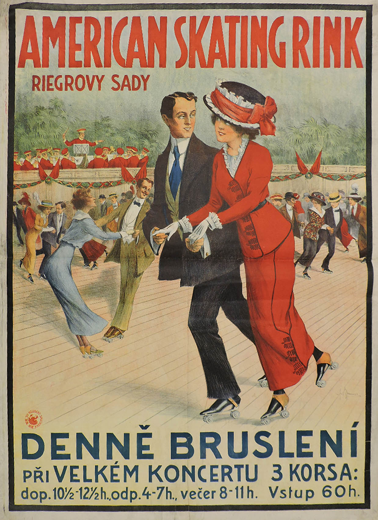 Náhledový obrázek Bruslení v Riegrových sadech - 1