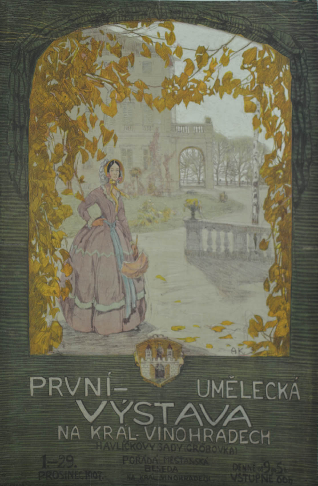 Náhledový obrázek První umělecká výstava na Královských Vinohradech, 1907 - 1