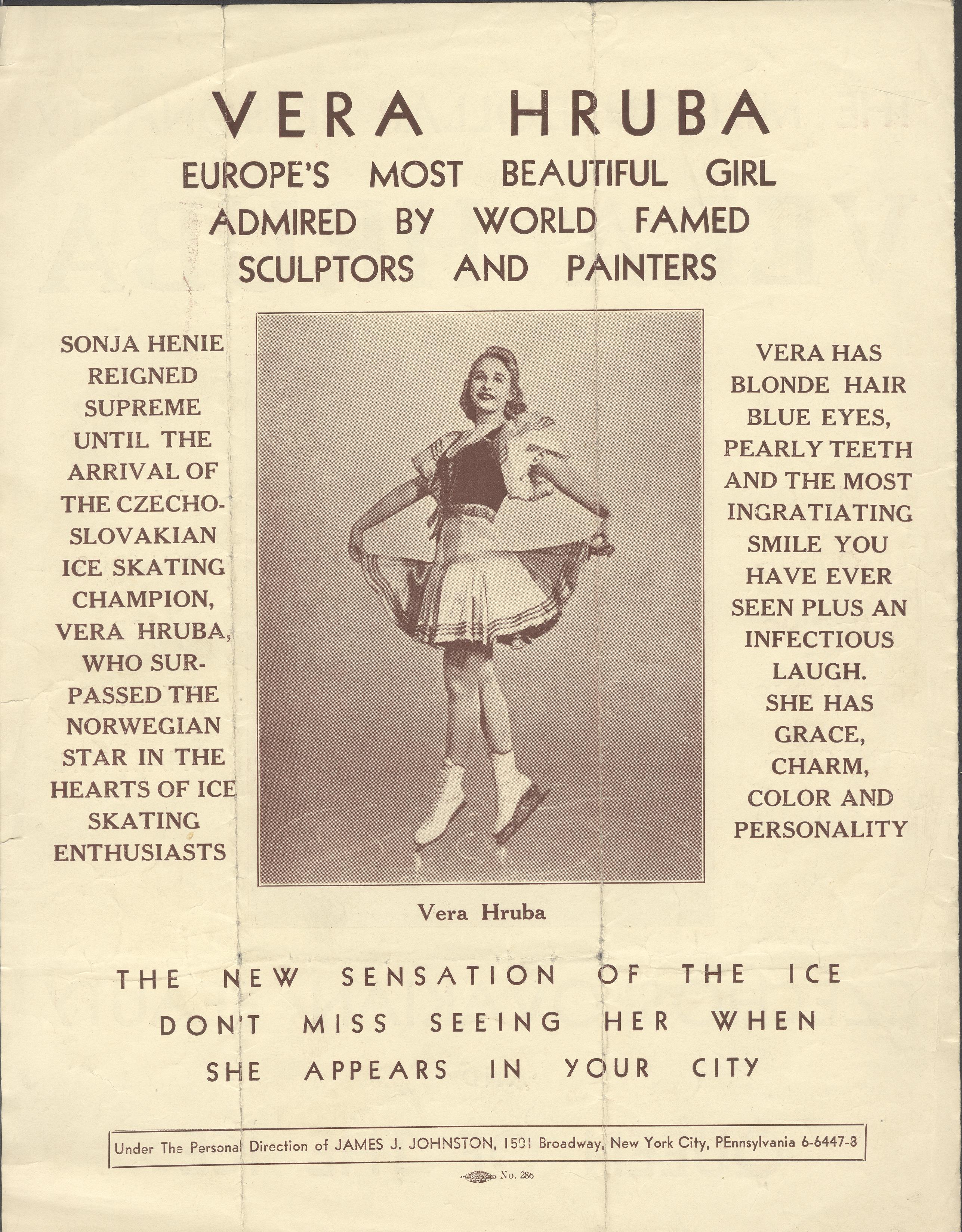 Náhledový obrázek Vera Hruba. Czechoslovakian Beauty and Queen of the Ice - 1