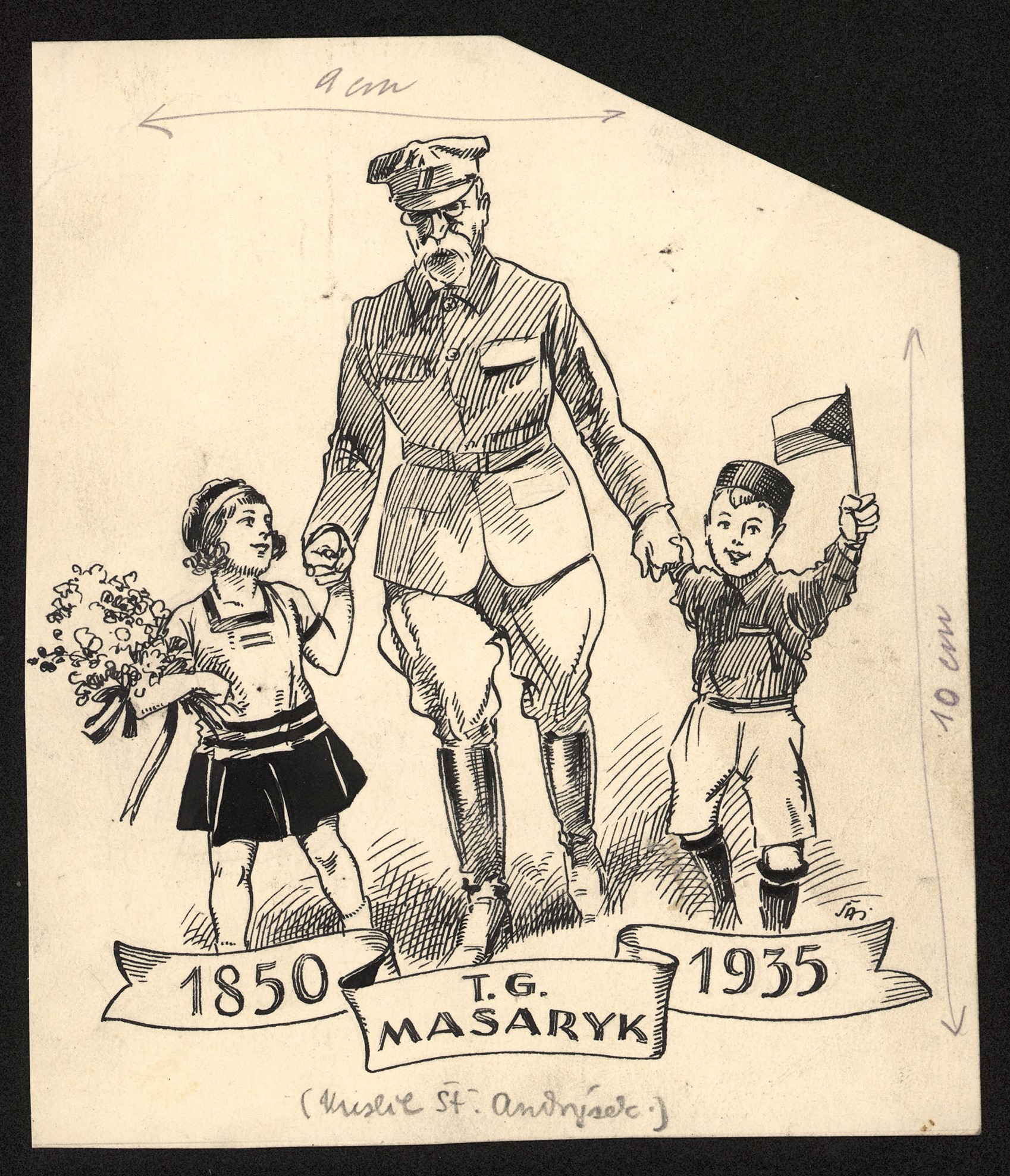 Náhledový obrázek Ilustrace do Věstníku sokolského - 1