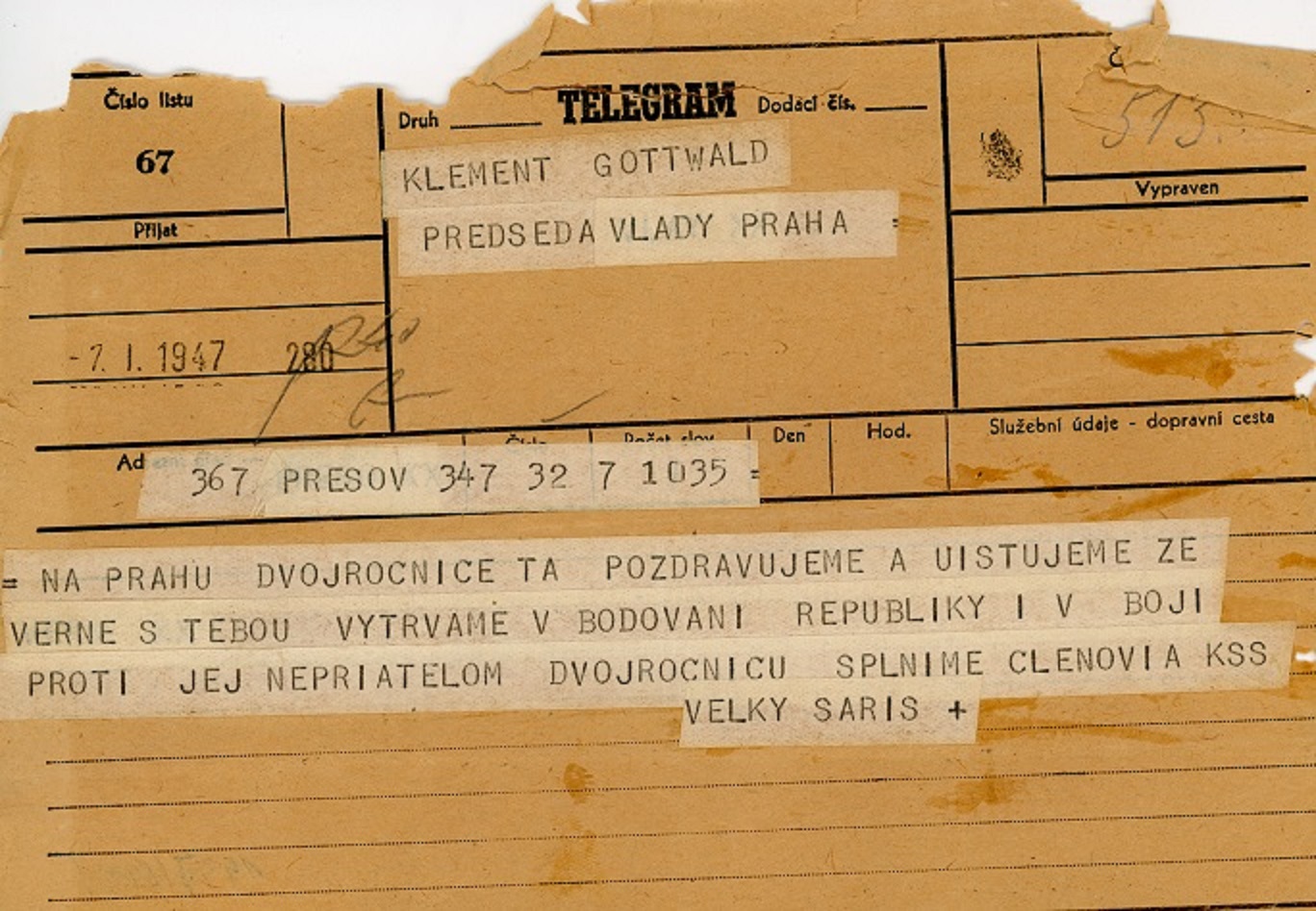 Náhledový obrázek Podpora dvouletky KSS  Veľký Šariš - 1
