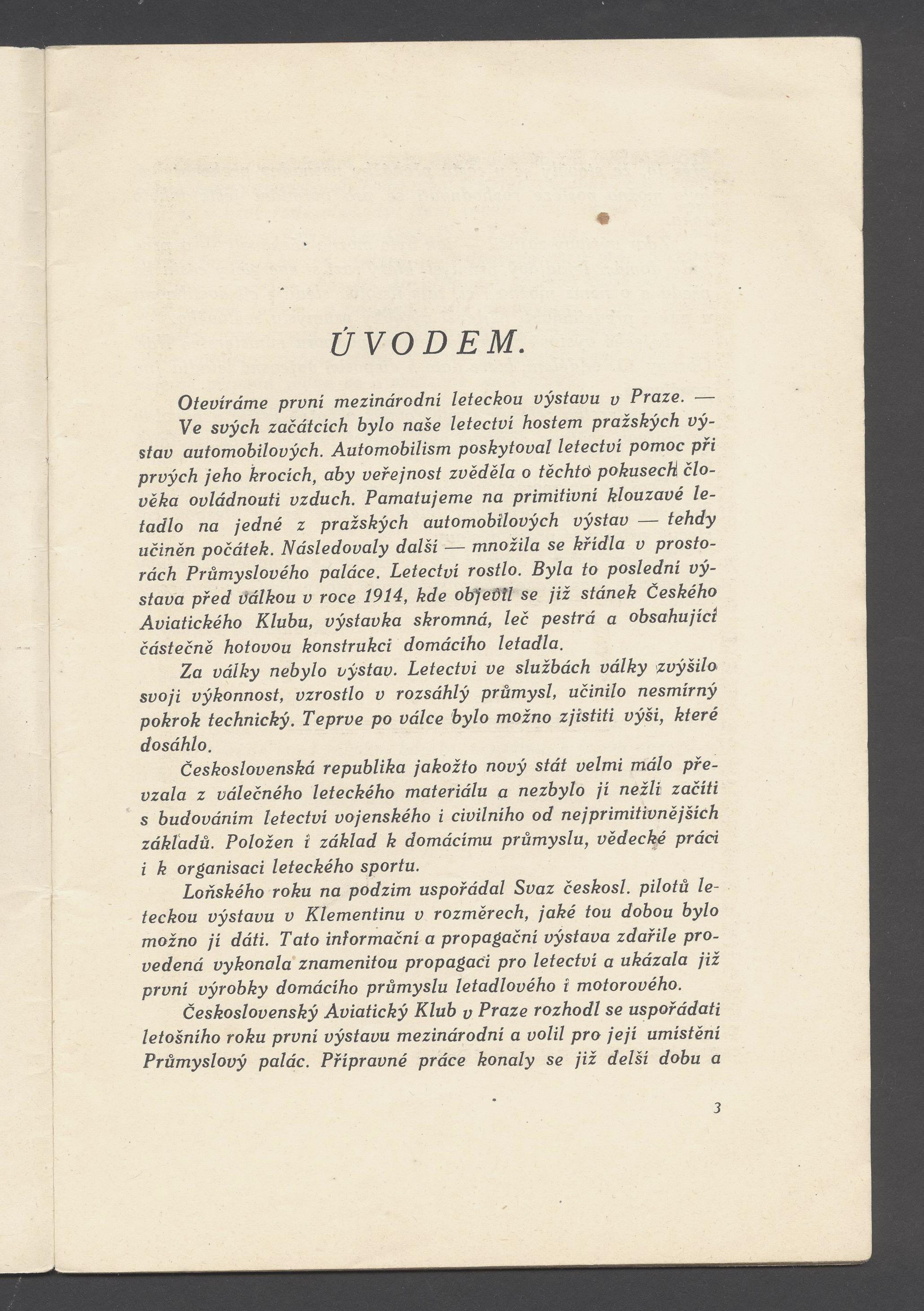 Náhledový obrázek První mezinárodní letecká výstava v Praze 1920 - 2
