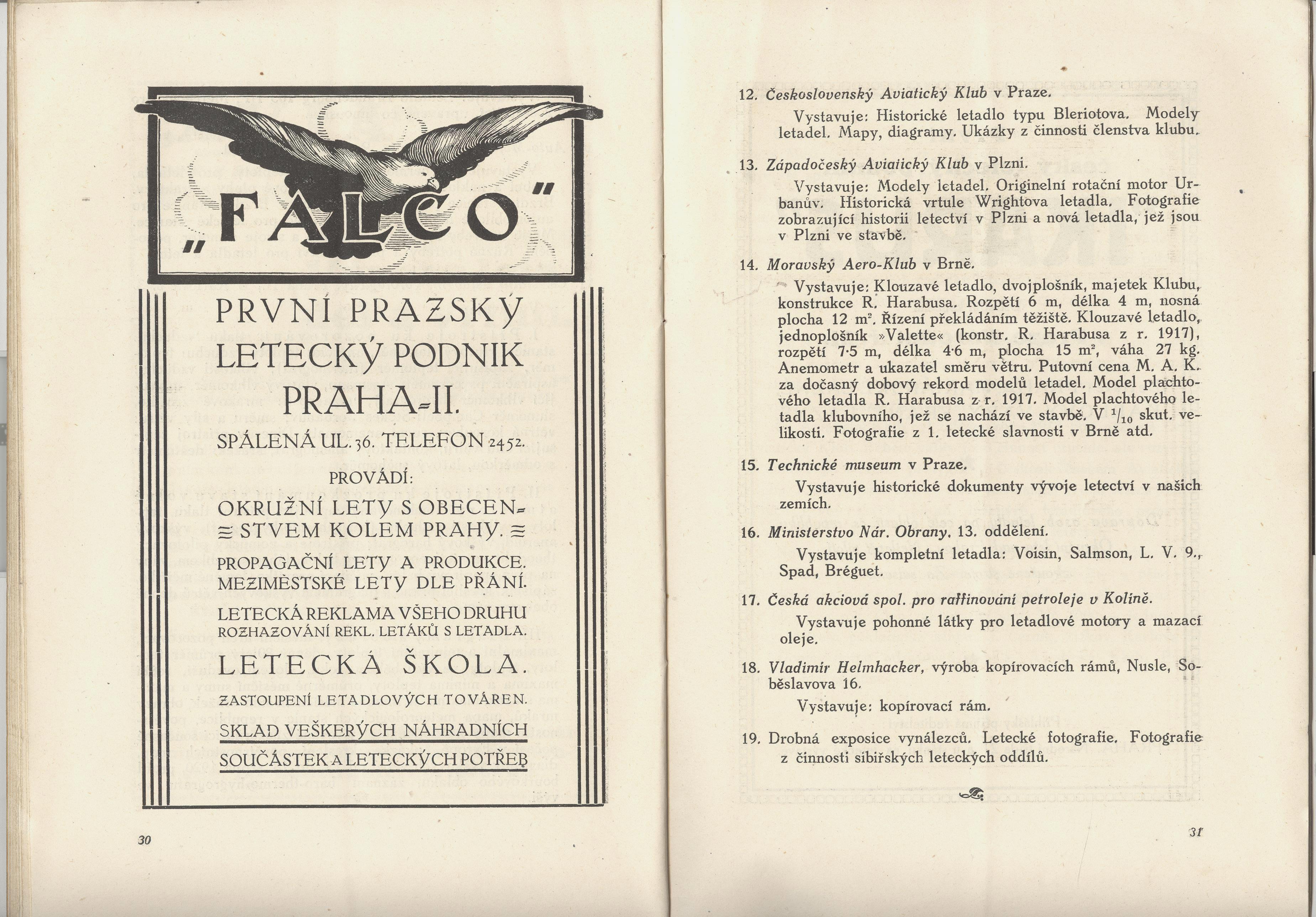 Náhledový obrázek První mezinárodní letecká výstava v Praze 1920 - 6