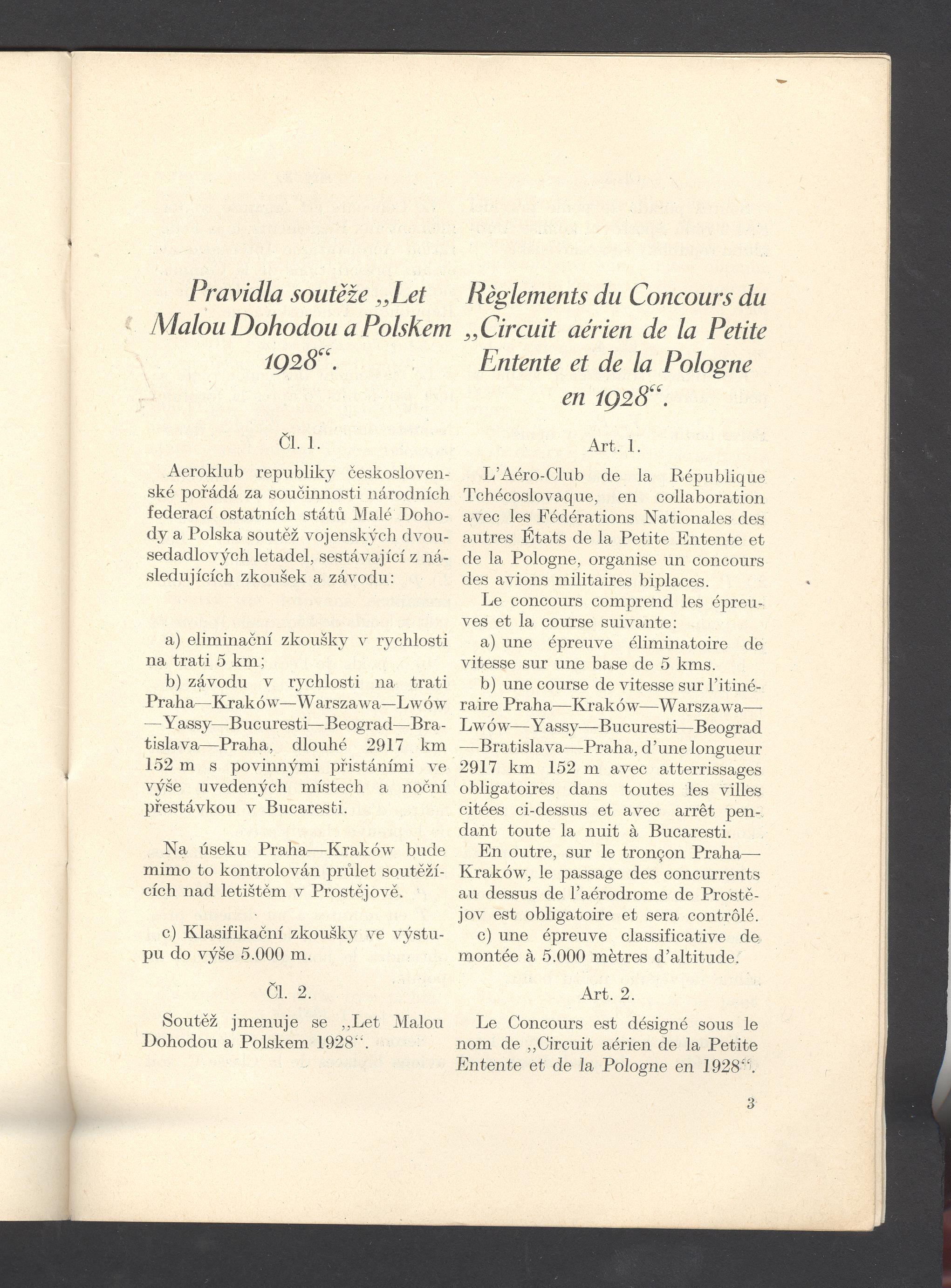 Náhledový obrázek Let Malou dohodou a Polskem 1928 - 2