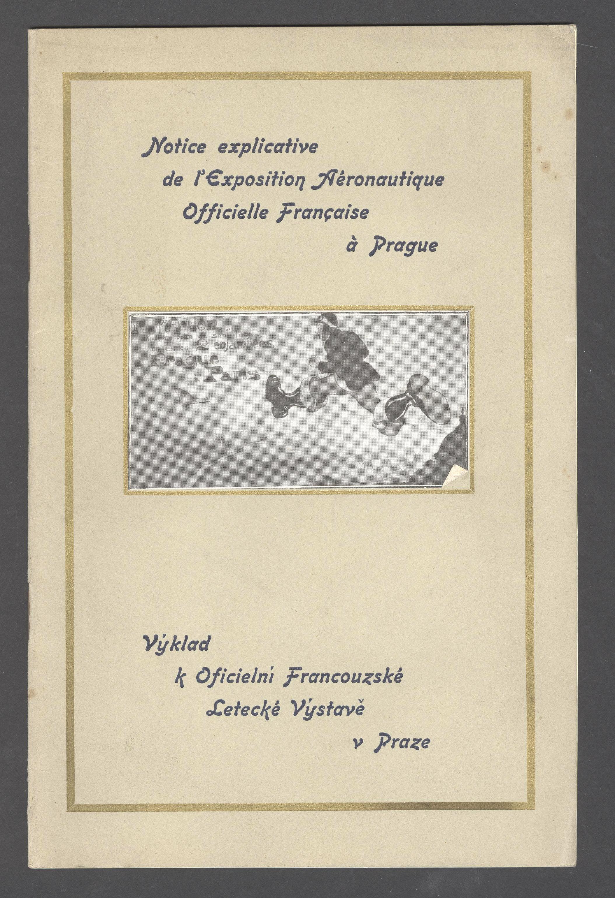 Náhledový obrázek Notice de l´Exposition Aéronautique. Officielle Francaise á Prague - 3