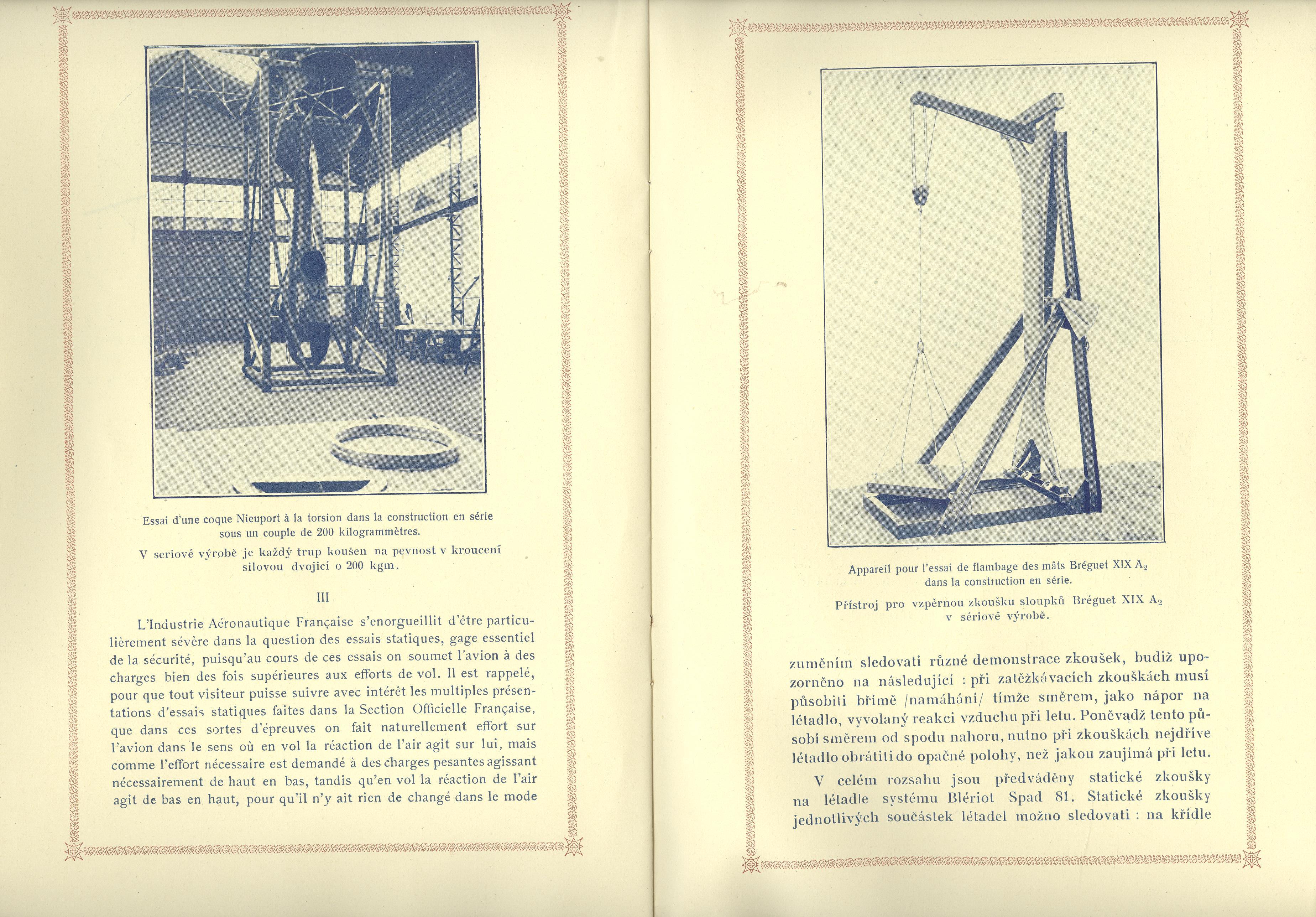 Náhledový obrázek Notice de l´Exposition Aéronautique. Officielle Francaise á Prague - 8