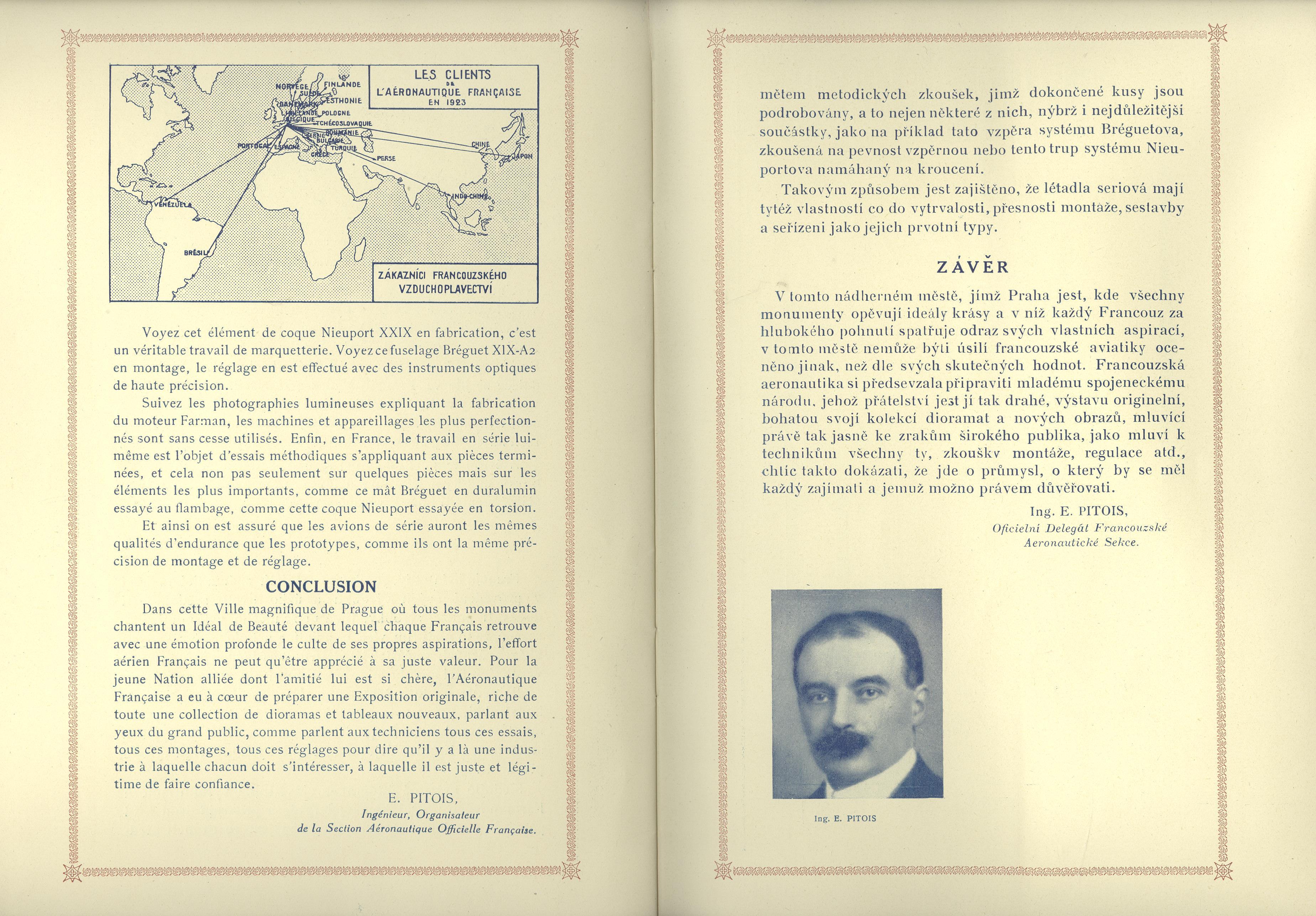 Náhledový obrázek Notice de l´Exposition Aéronautique. Officielle Francaise á Prague - 10