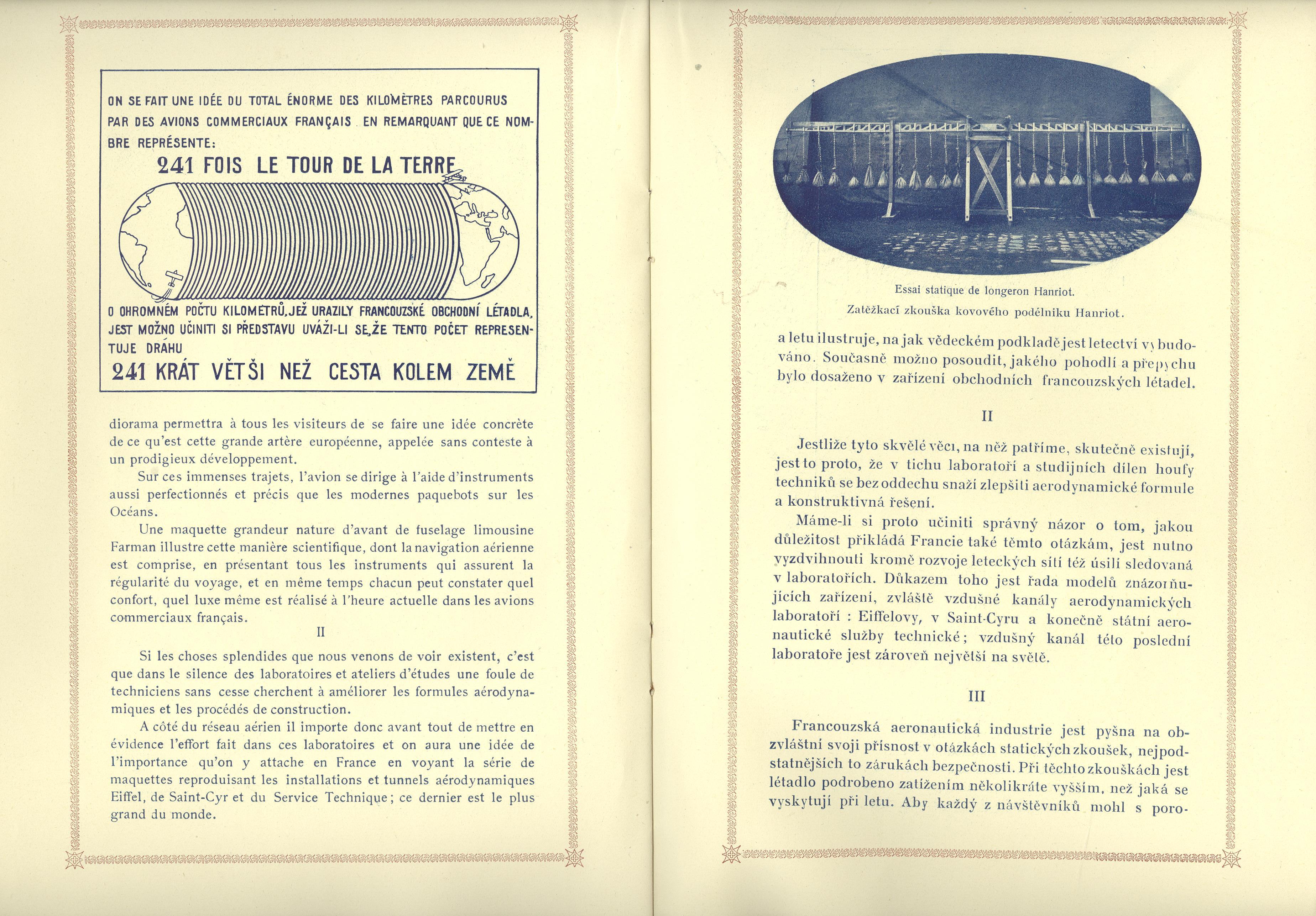 Náhledový obrázek Notice de l´Exposition Aéronautique. Officielle Francaise á Prague - 7