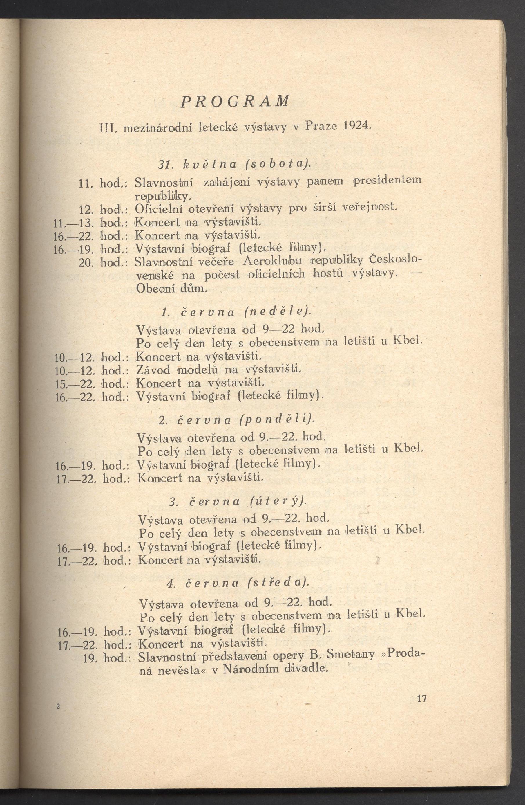 Náhledový obrázek Třetí mezinárodní letecká výstava v Praze 1924 - 5