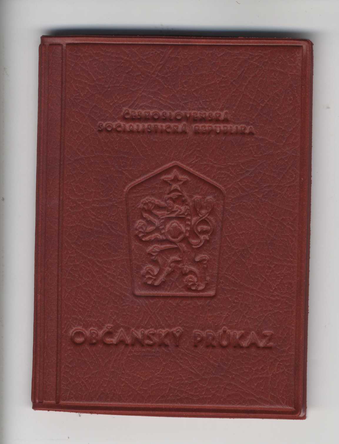 Náhledový obrázek Občanský průkaz 000000 AK, Československá socialistická republika, vzor 85 - 1