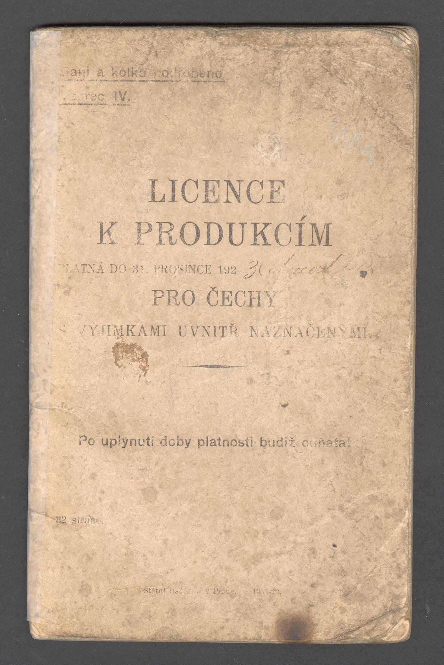 Náhledový obrázek Licence Fridolína Hoyera k produkcím řecko-římských zápasů - 2