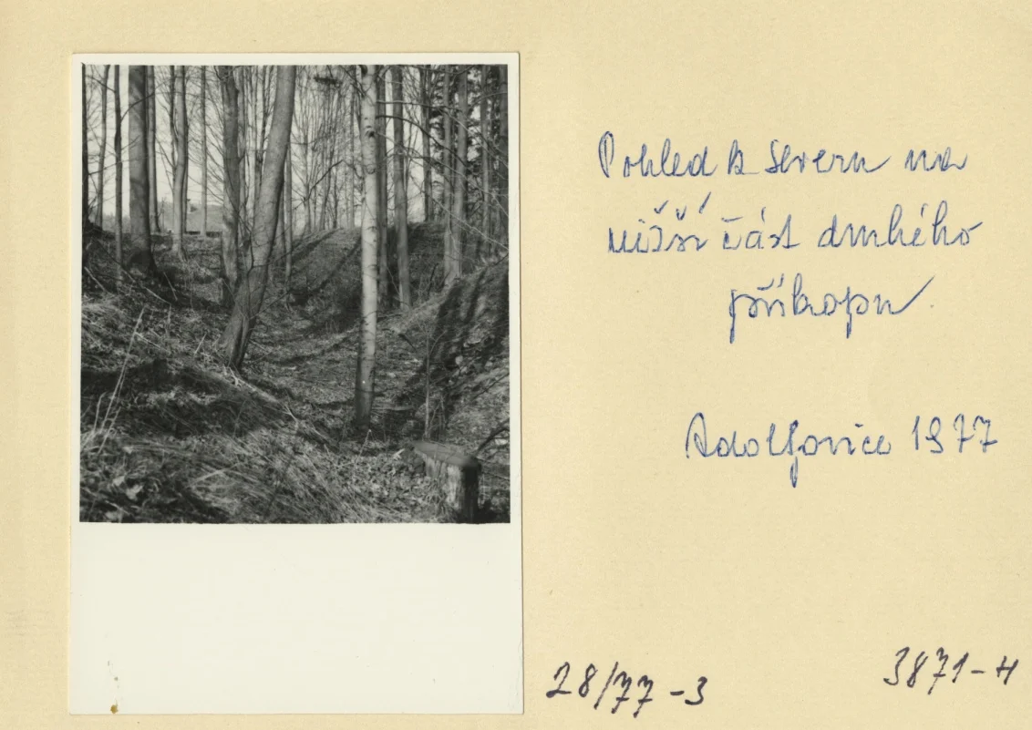 Náhledový obrázek předmětu Archeologický průzkum hrádku Adelsburg (1977)