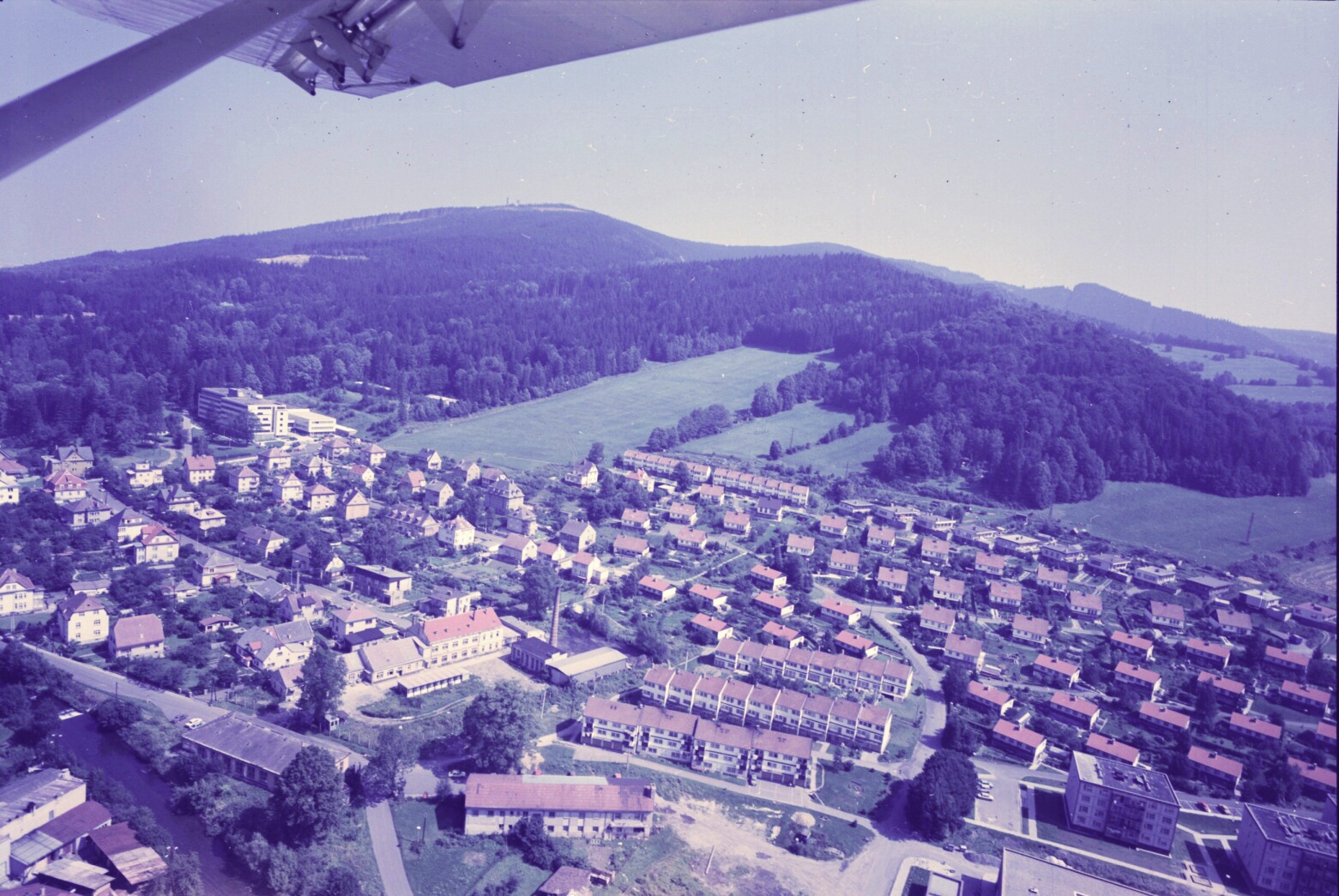 Náhledový obrázek Letecké snímky Jeseníku (2. polovina 20. století) - 4