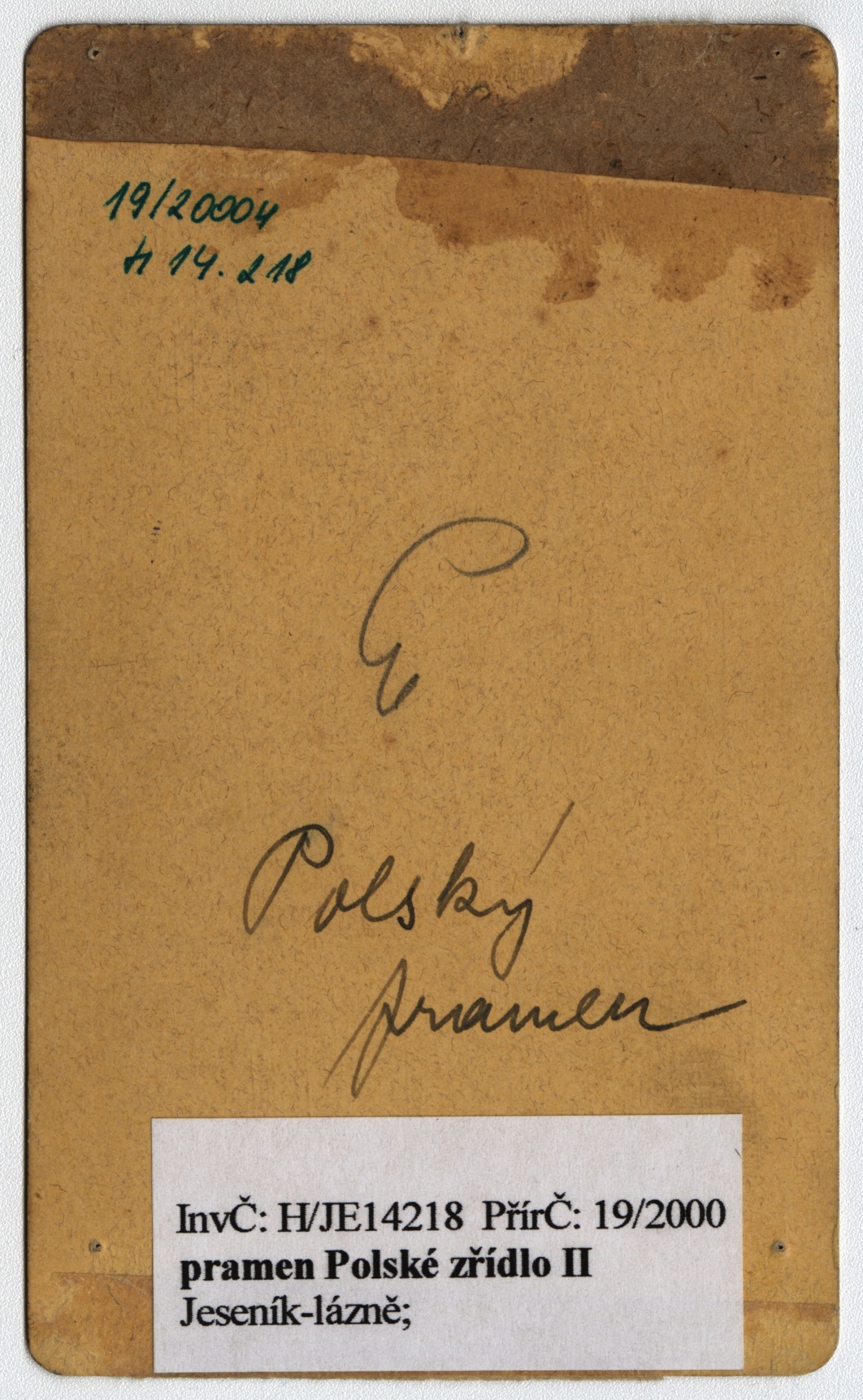 Náhledový obrázek Polský pramen / Polskie źródło v Lázních Jeseník (2. pol. 19. století) - 2