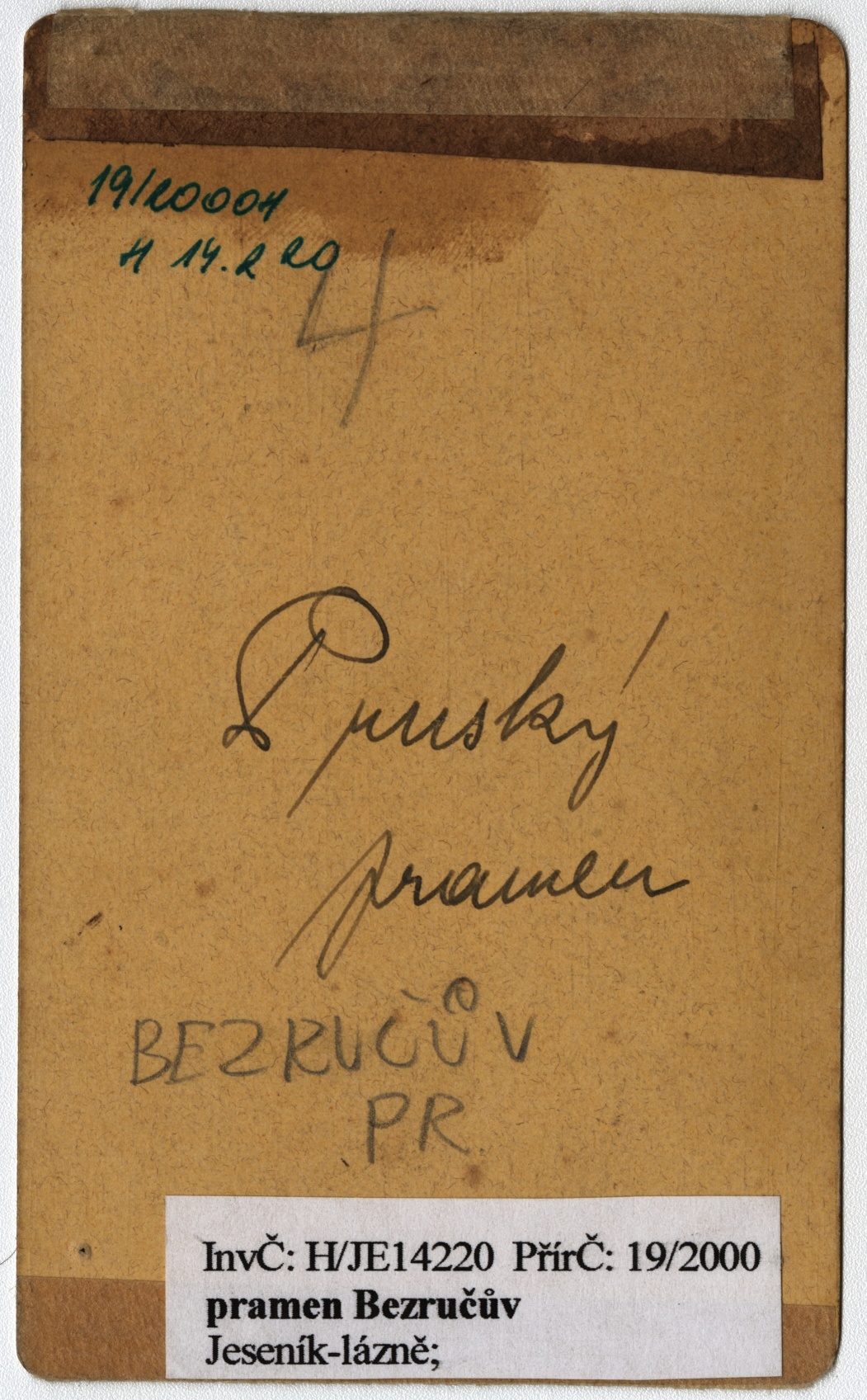 Náhledový obrázek Bezručův pramen / Preussen Quelle v Lázních Jeseník (2. pol. 19. století) - 2