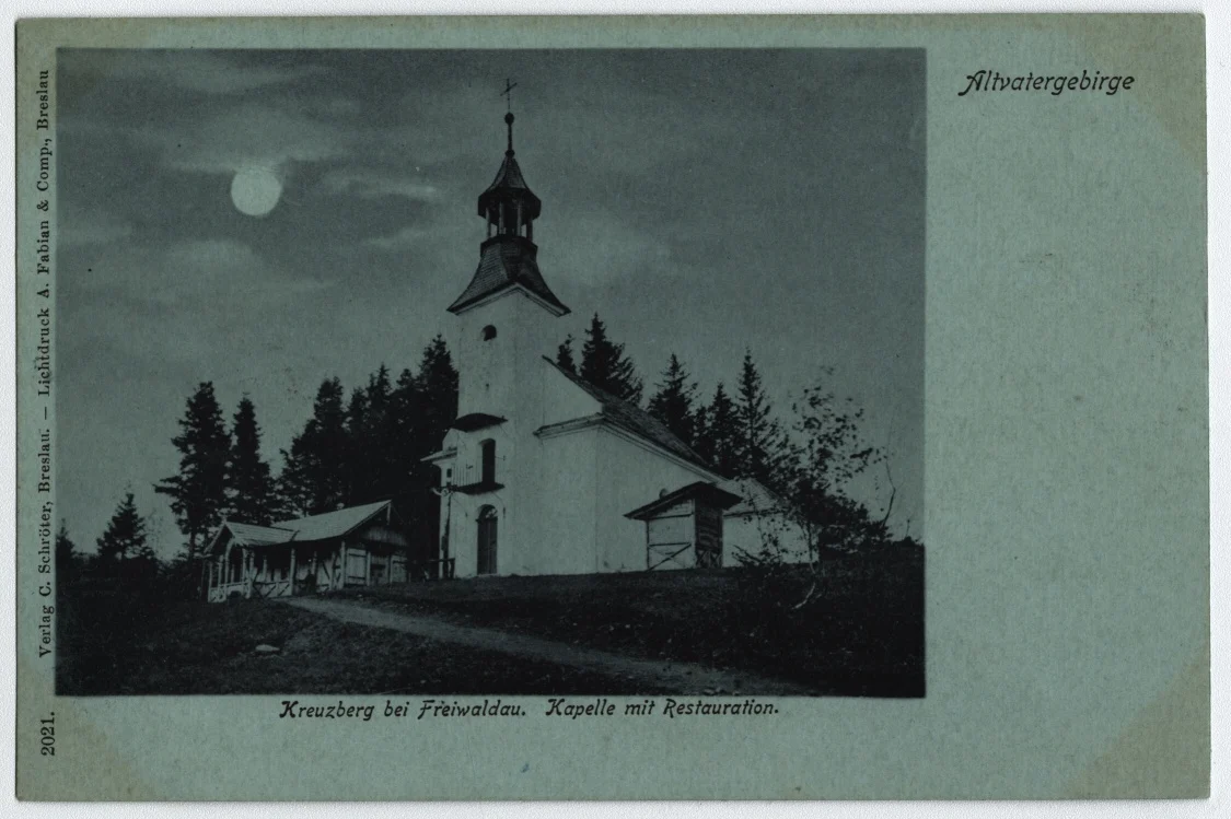 Náhledový obrázek předmětu Kaple Sv. Anny (St. Anna-Kapelle) na Křížovém vrchu u Jeseníku
