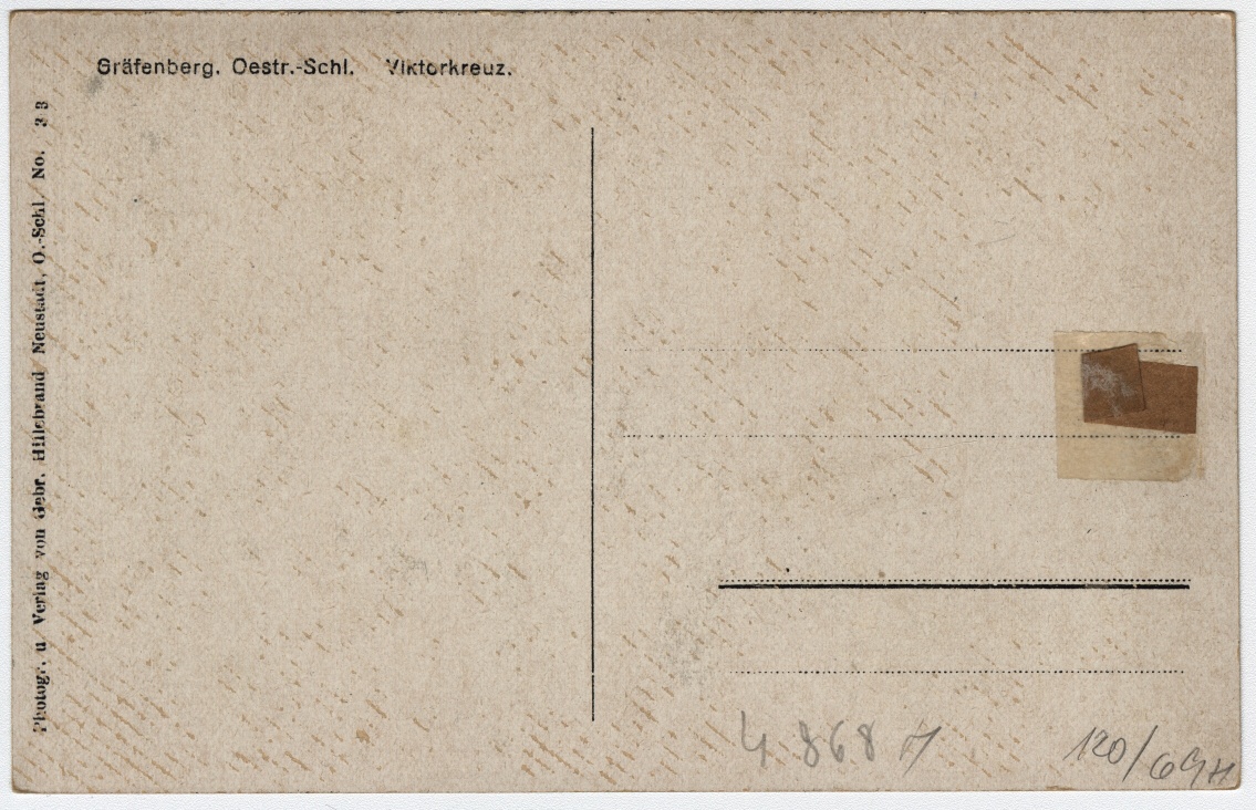 Náhledový obrázek Viktorův kříž / Viktorkreuz v Lázních Jeseník (2. pol. 19. století) - 2