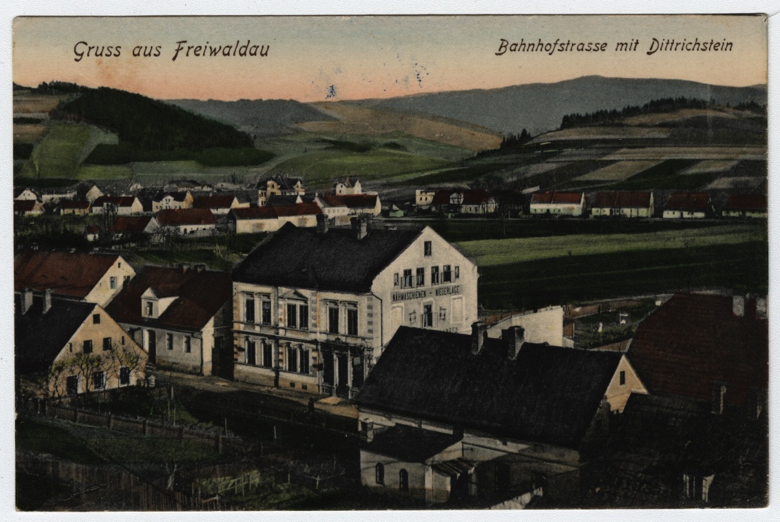 Náhledový obrázek Poštovní dopisnice Gruss aus Freiwaldau (1906) - 1