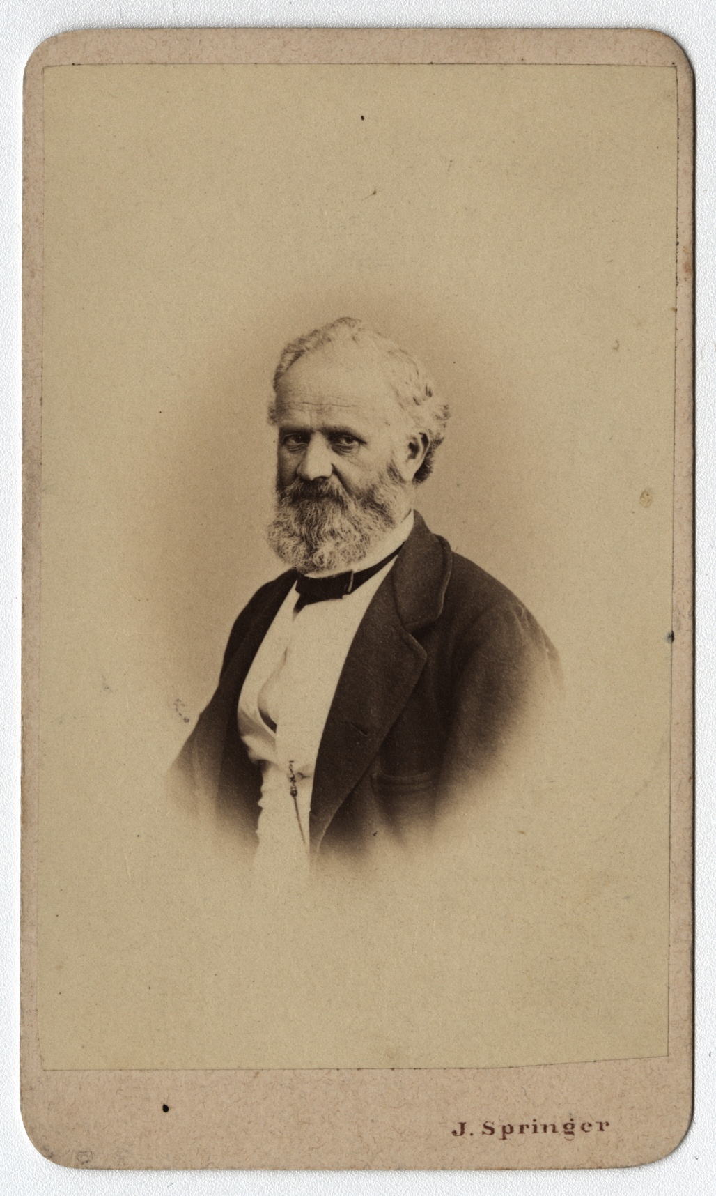 Náhledový obrázek Lékař Josef Schindler (1814-1890) na kabinetní fotografii - 1
