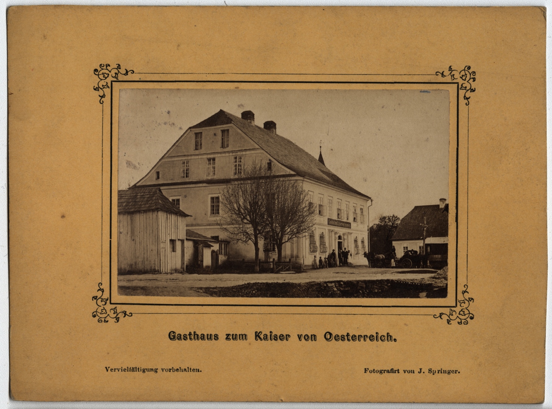 Náhledový obrázek Historická fotografie hostince Kaiser von Österreich v Jeseníku - 1