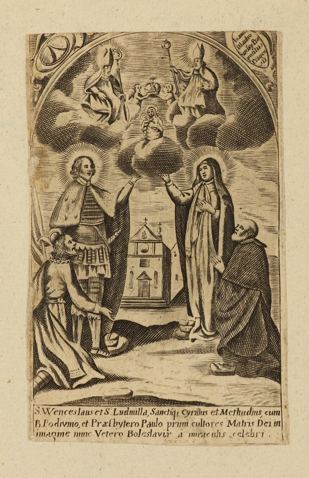 Obrázek Sv. Václav, sv. Ludmila, bl. Podiven a kněz Pavel