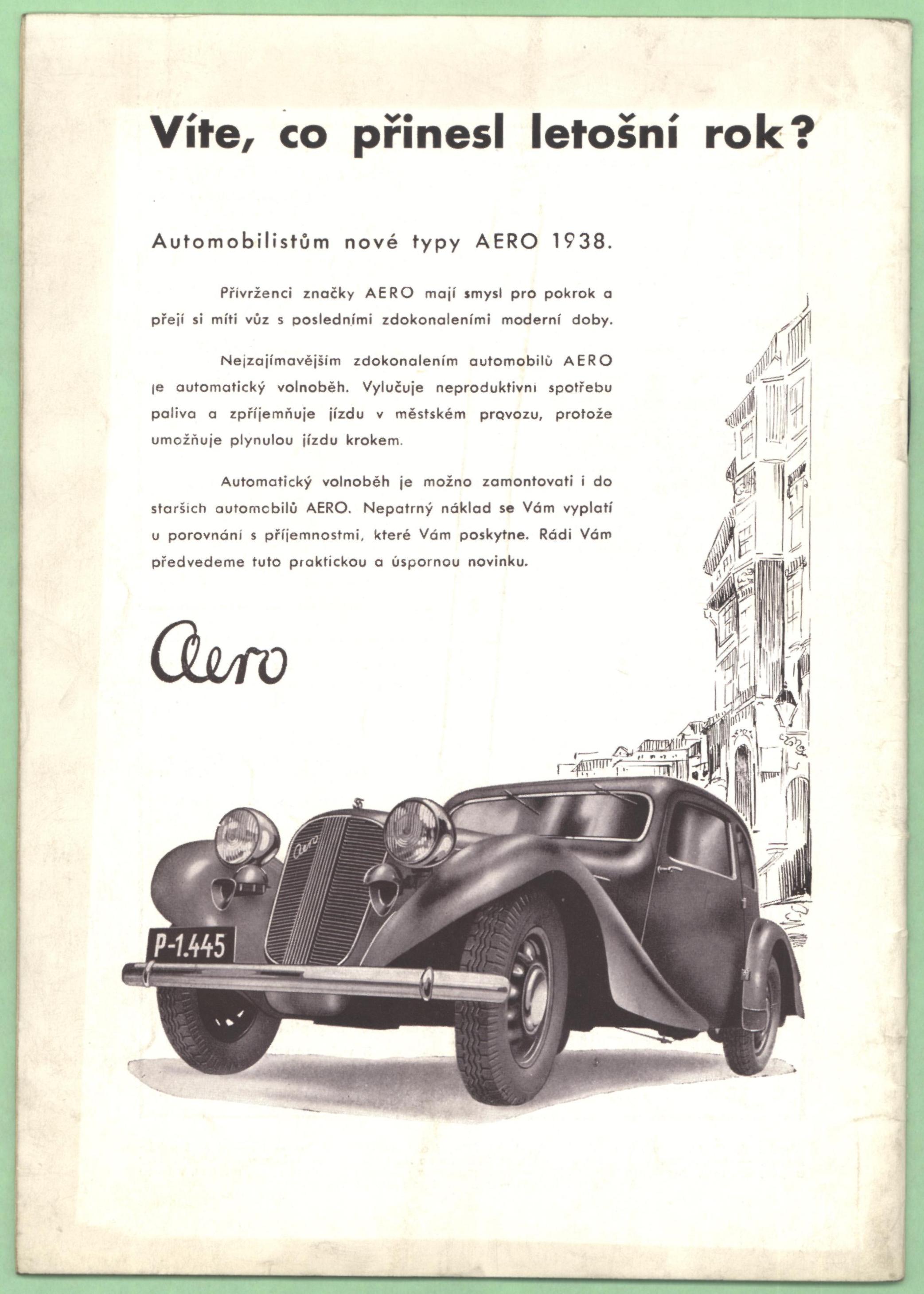 Náhledový obrázek Aero Car Club Revue - 5