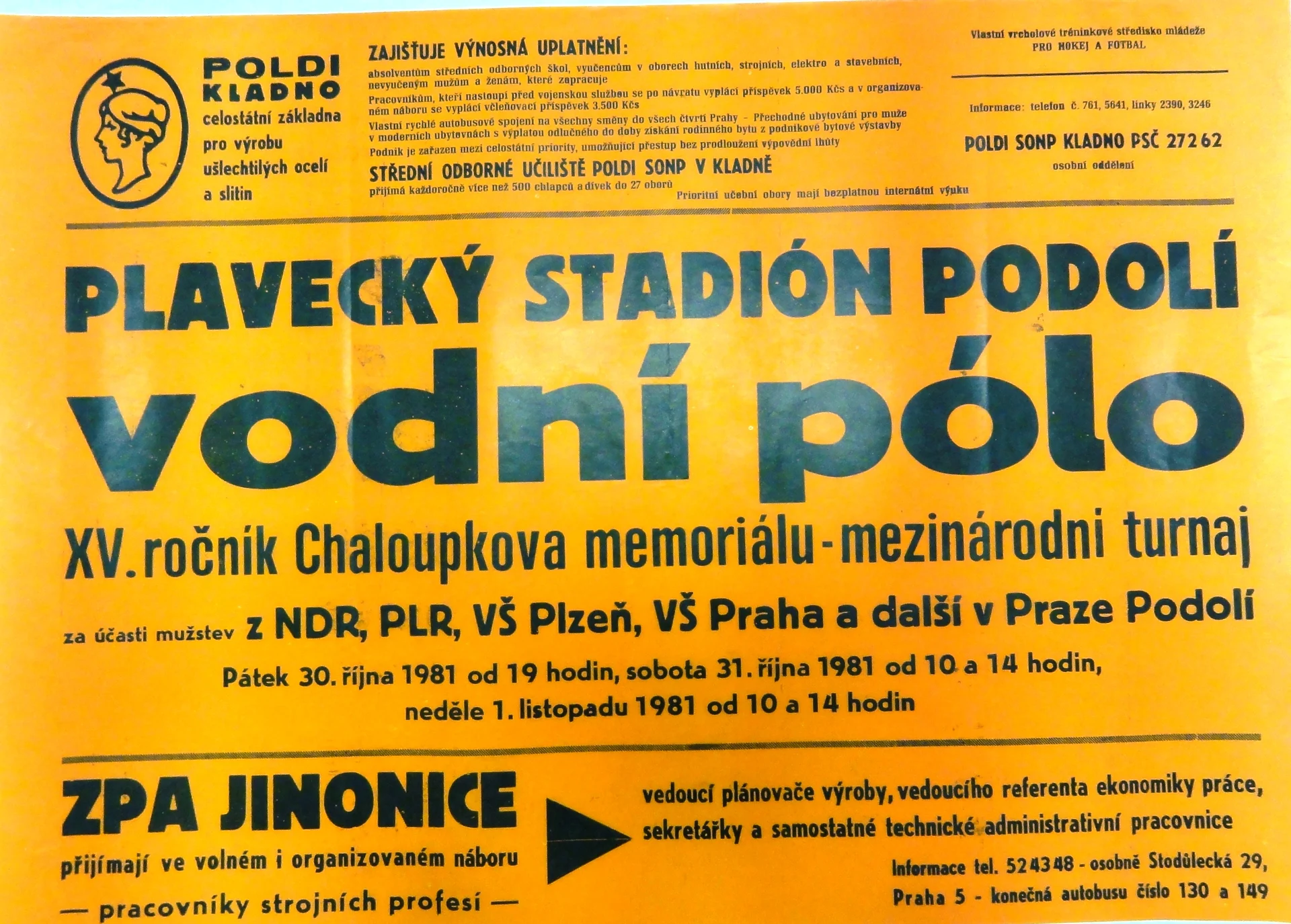 Náhledový obrázek předmětu Vodní pólo. XV. ročník Chaloupkova memoriálu