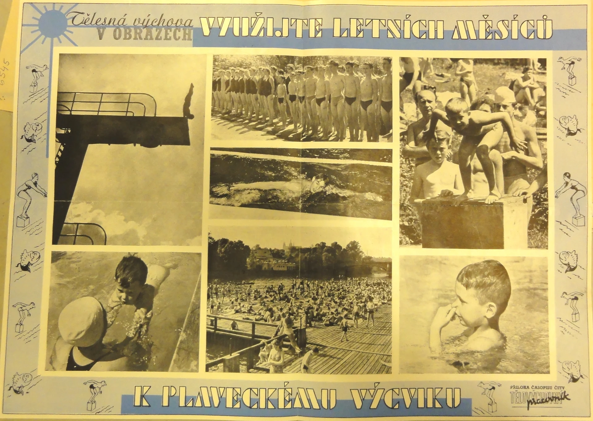 Náhledový obrázek předmětu Tělesná výchova v obrazech. Využijte letních měsíců k plaveckému výcviku