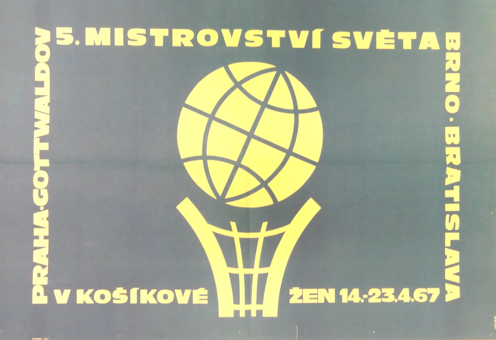 Náhledový obrázek předmětu Mistrovství světa v košíkové žen. Československo 1967