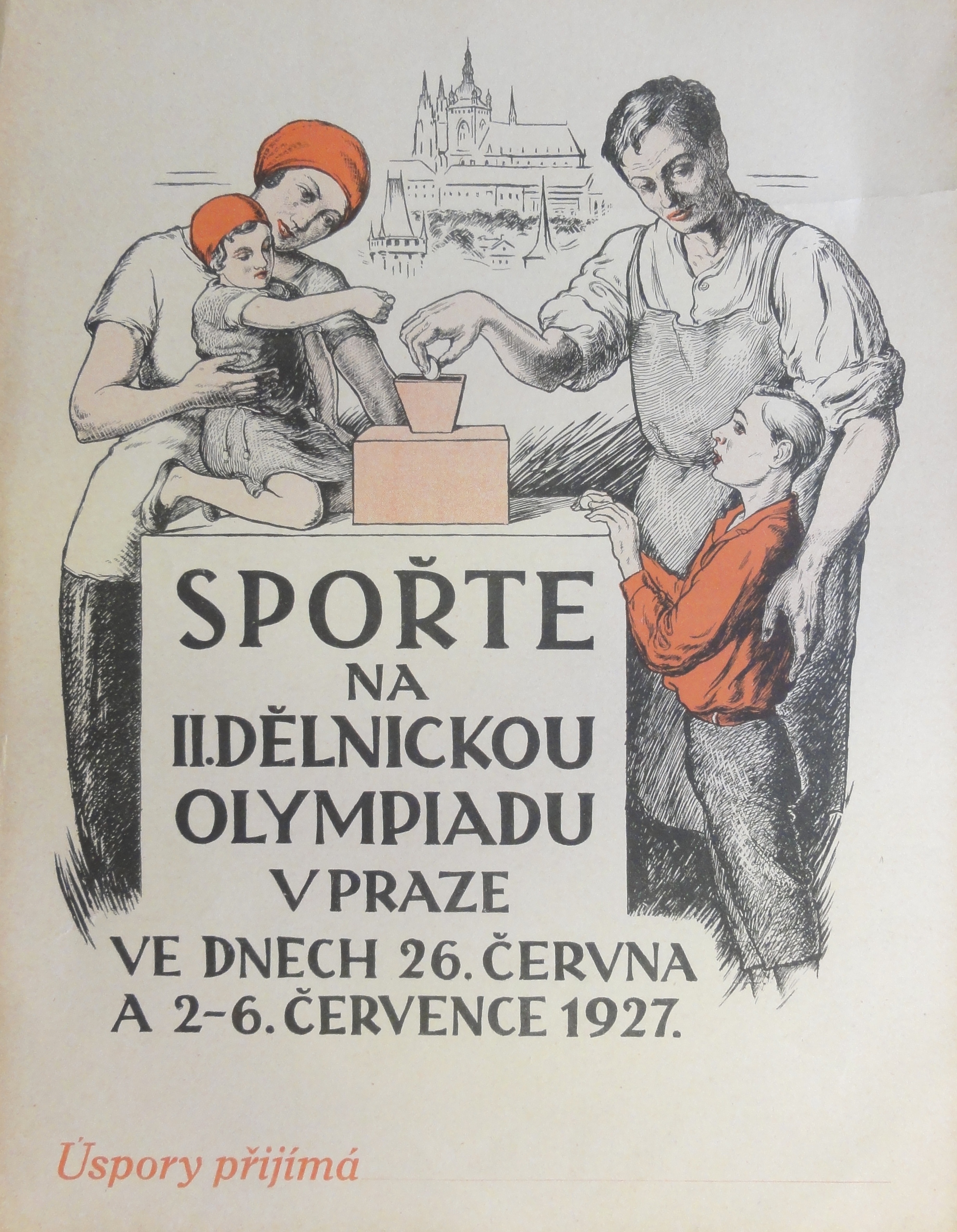 Náhledový obrázek Spořte na II. Dělnickou olympiádu v Praze - 1