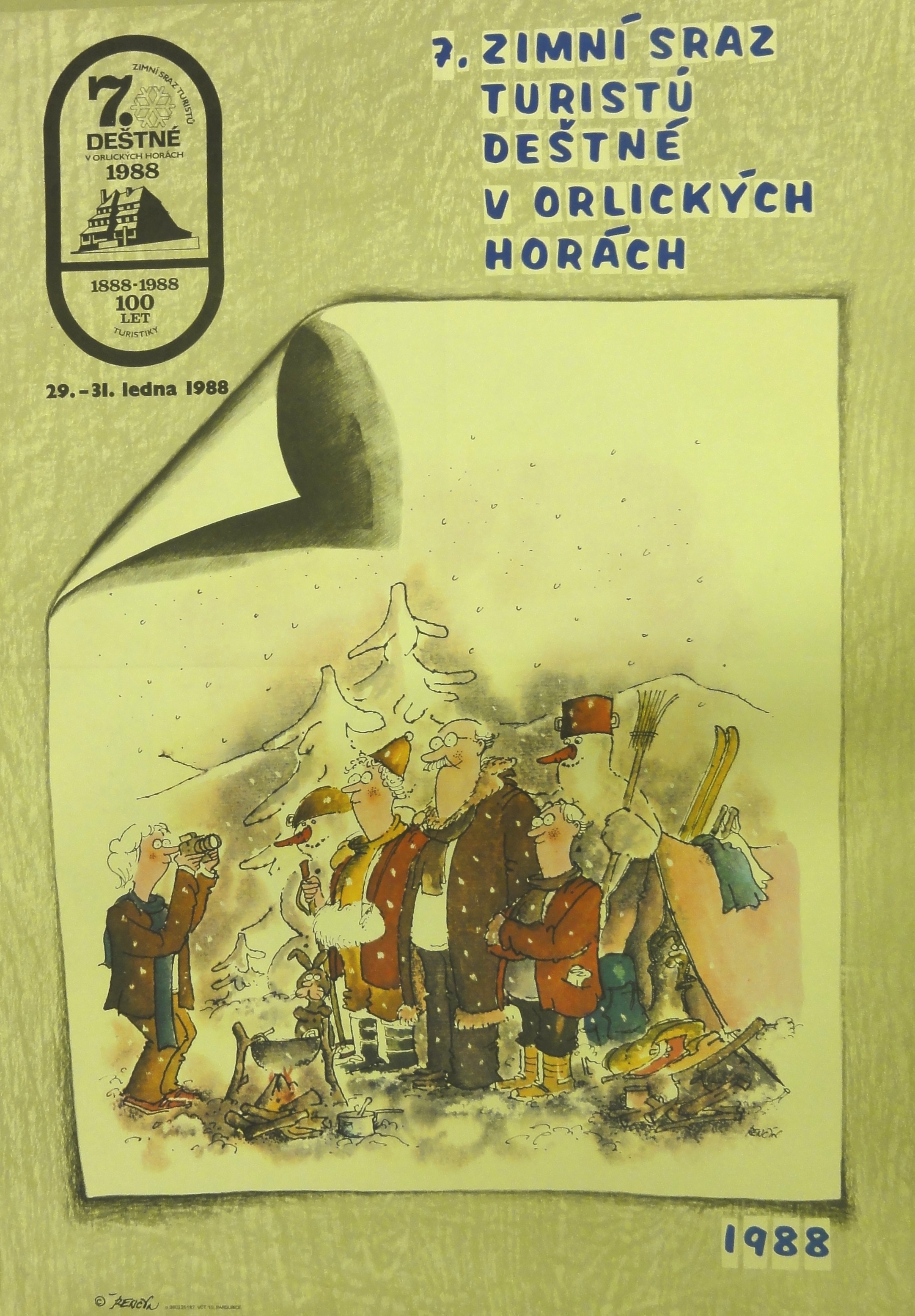 Náhledový obrázek VII. Zimní sraz turistů v Deštné v Orlických horách - 1