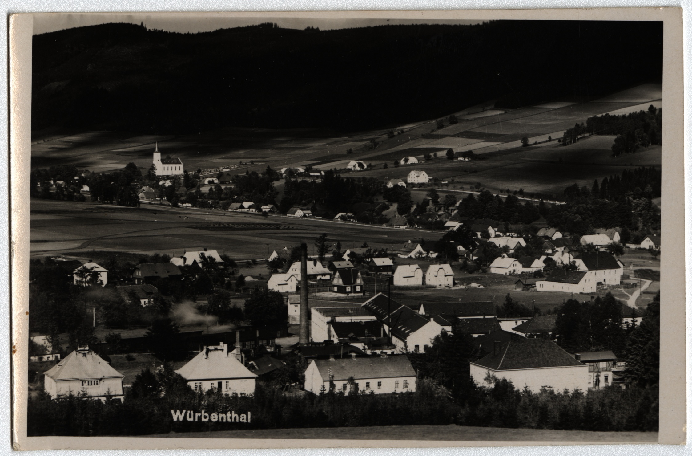 Náhledový obrázek Vrbno pod Pradědem na historické pohlednici - 1