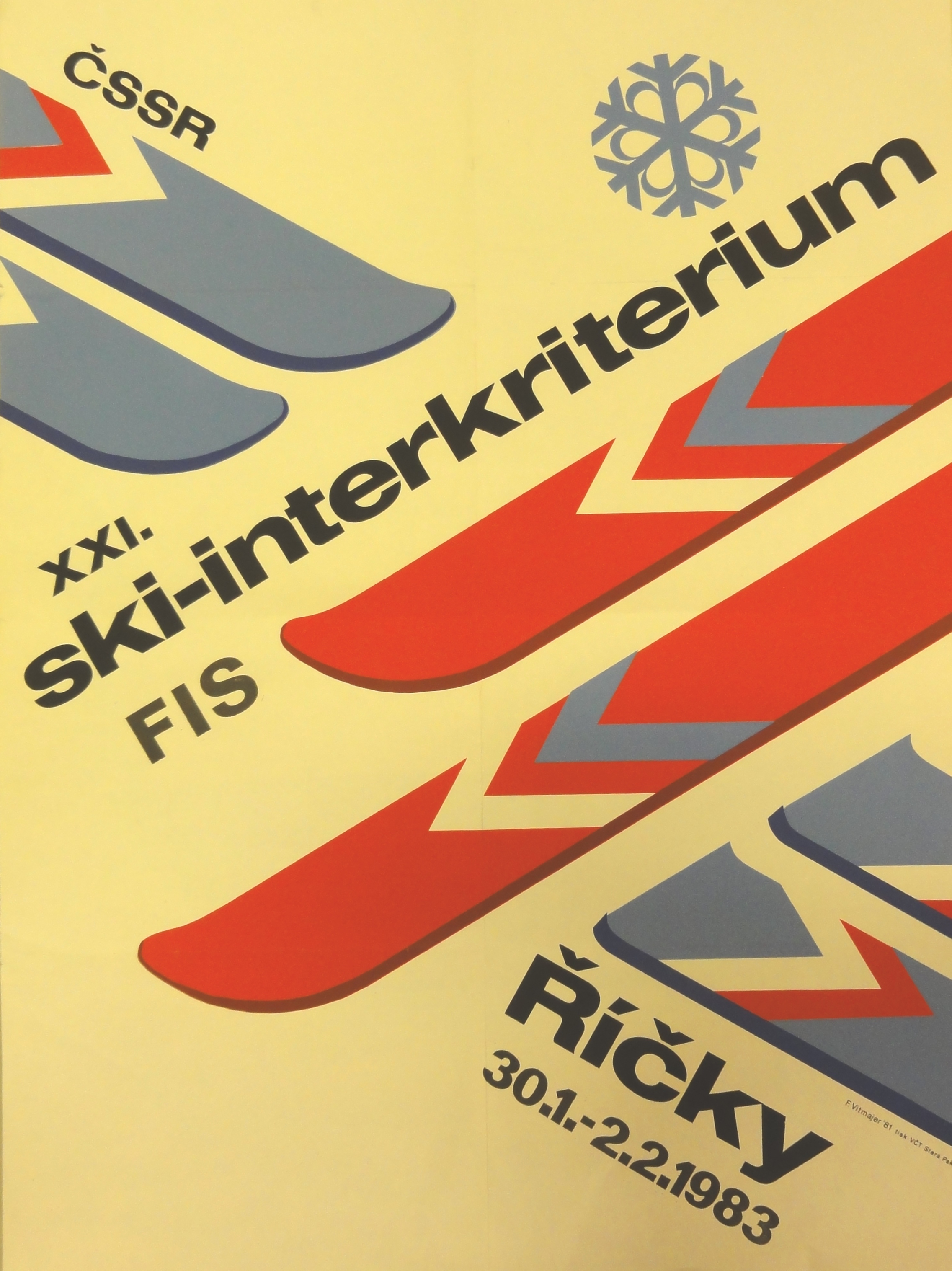 Náhledový obrázek XXI. Ski-Interkriterium FIS. Říčky 1983 - 1