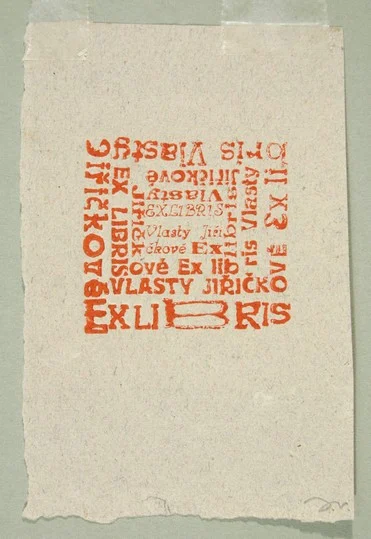 Náhledový obrázek předmětu Exlibris Vlasty Jiřičkové